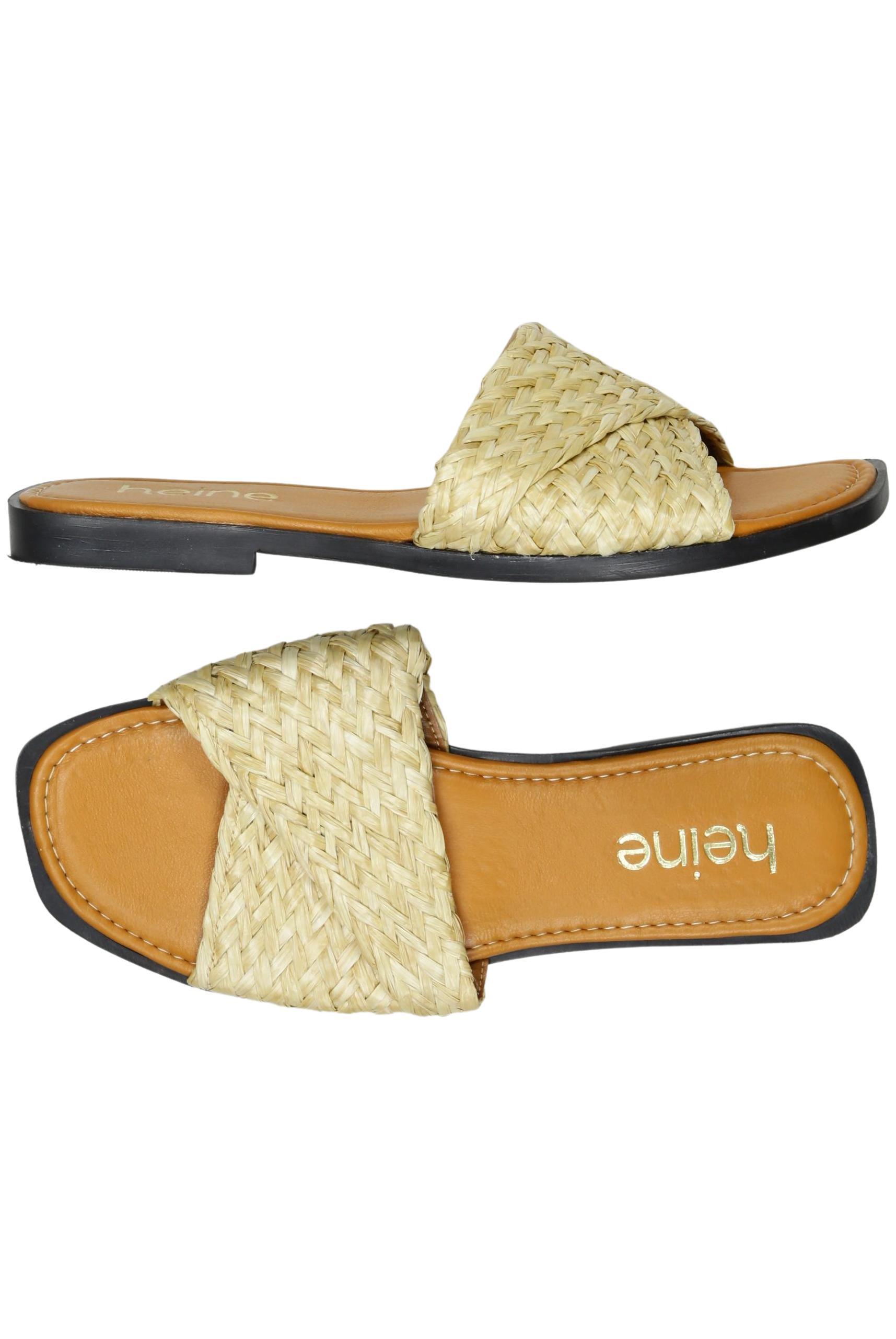 

Heine Damen Sandale, beige, Gr. 37