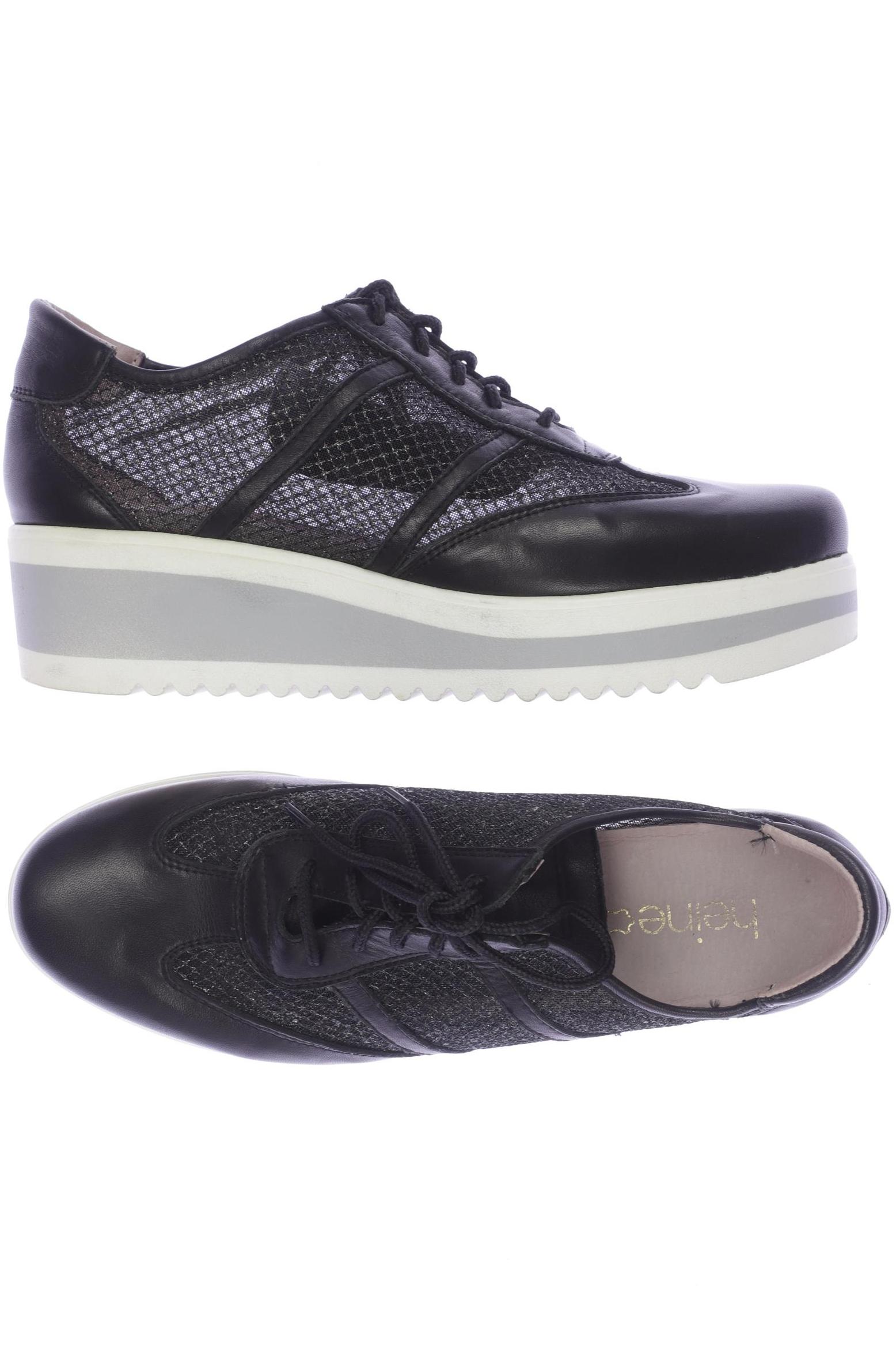 

Heine Damen Sneakers, schwarz, Gr. 38