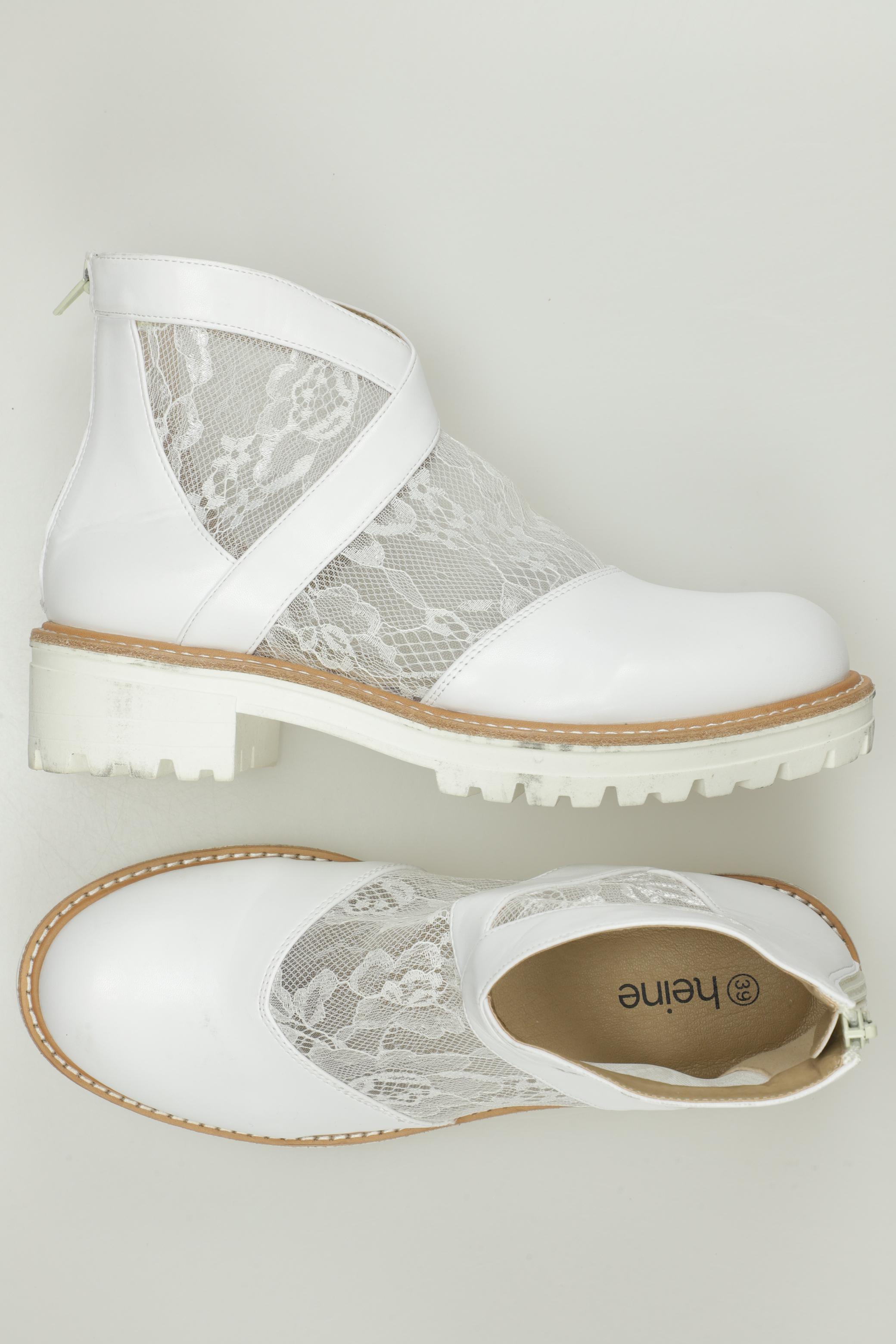 

Heine Damen Stiefelette, weiß, Gr. 39