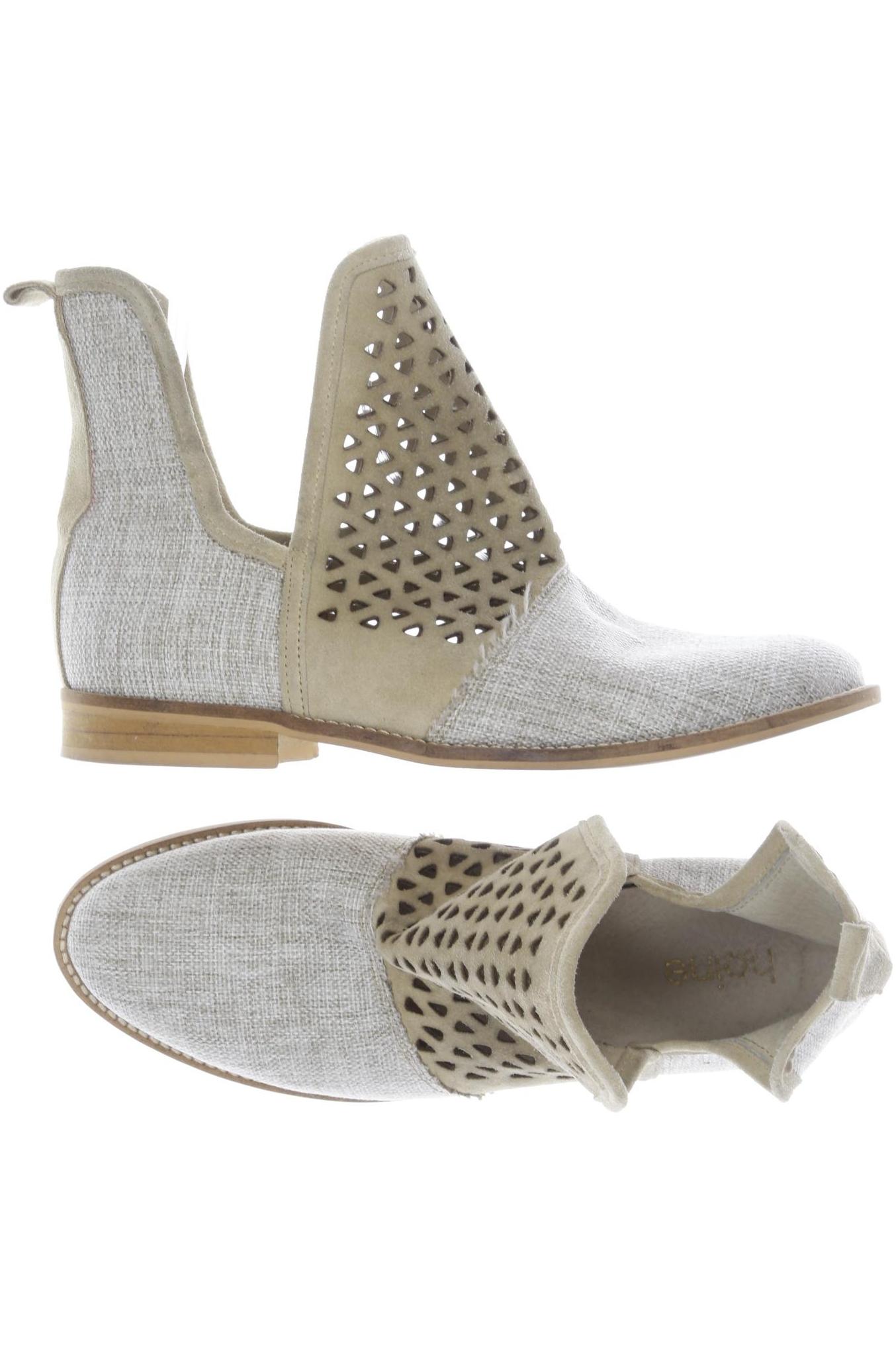 

Heine Damen Stiefelette, beige, Gr. 38
