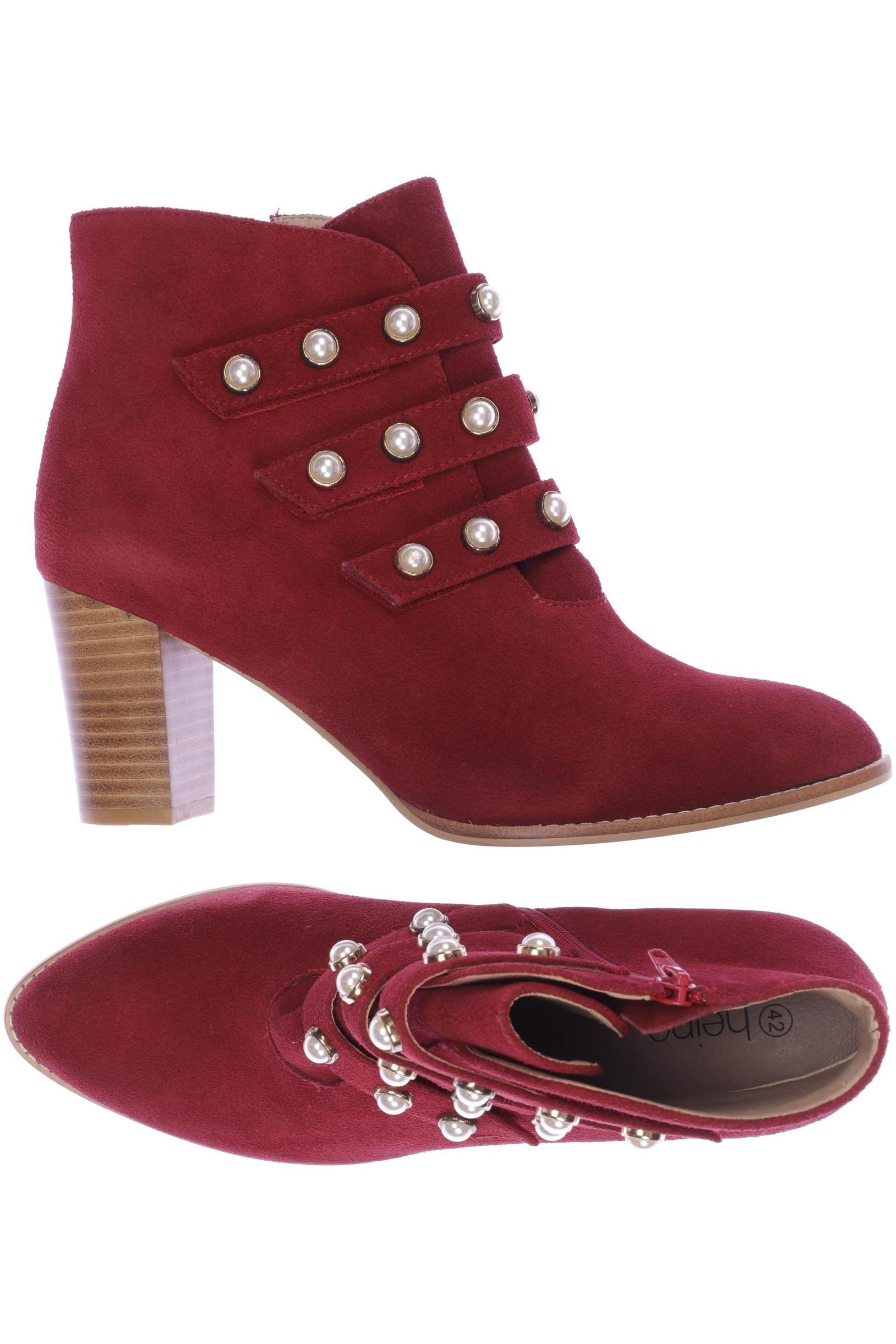 

Heine Damen Stiefelette, bordeaux, Gr. 42