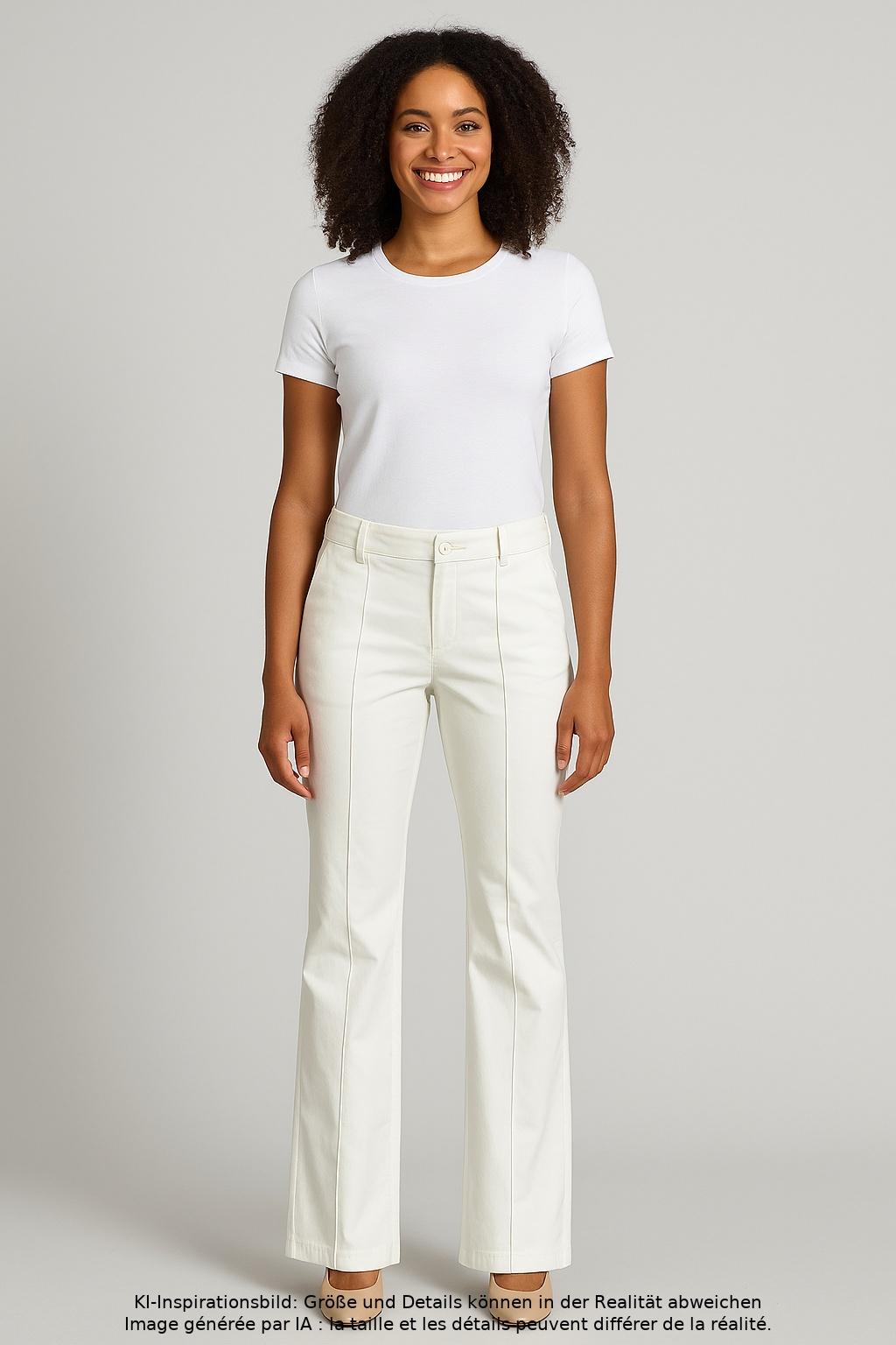 

Heine Damen Stoffhose, cremeweiß, Gr. 17