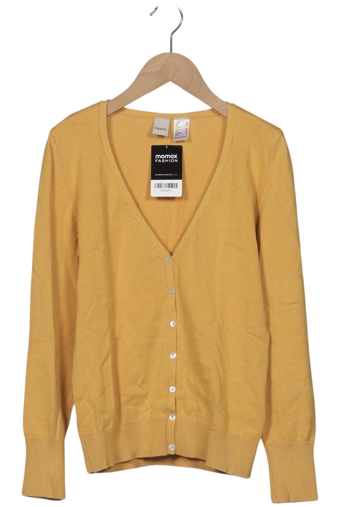 

Heine Damen Strickjacke, gelb, Gr. 38
