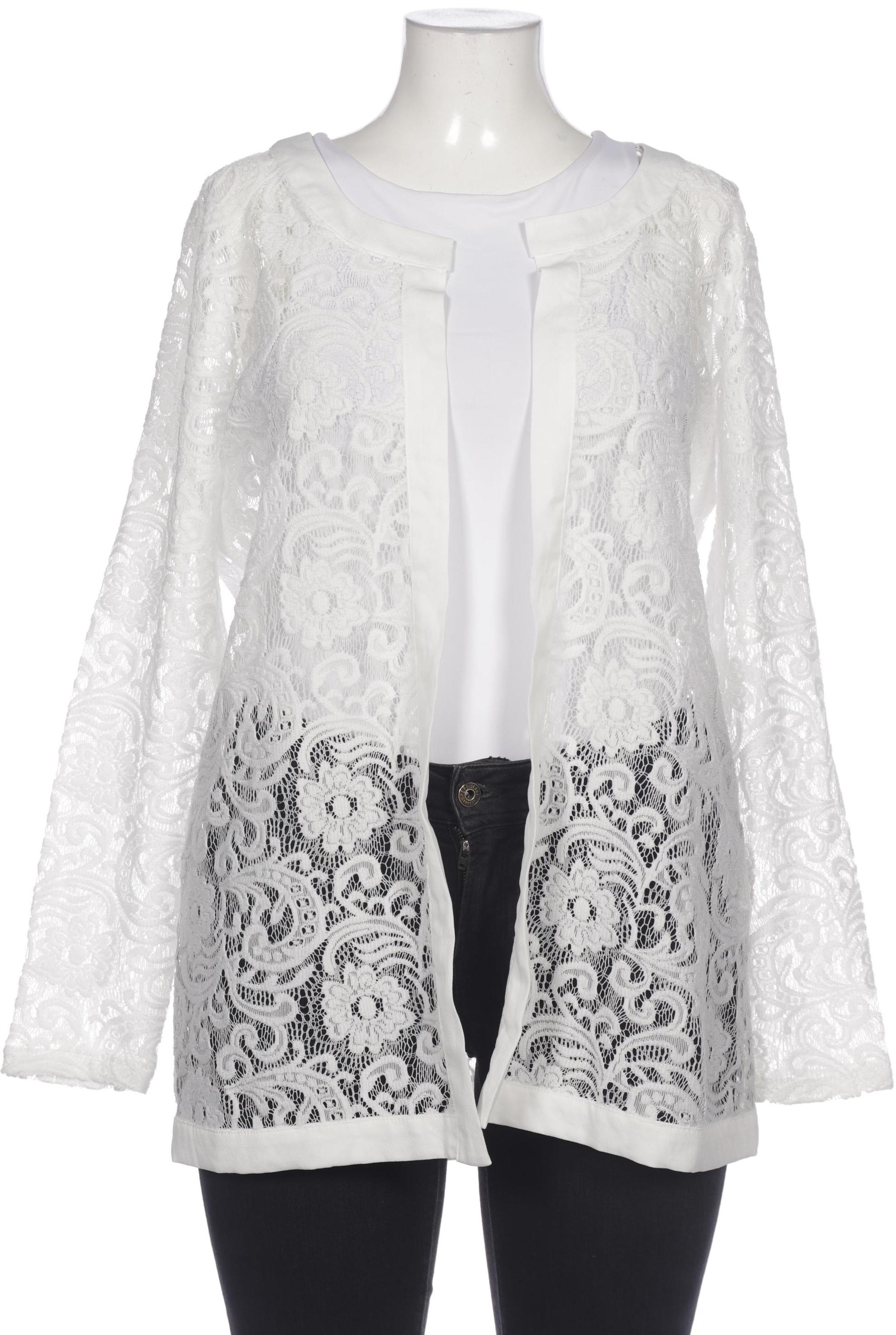 

Heine Damen Strickjacke, weiß, Gr. 44