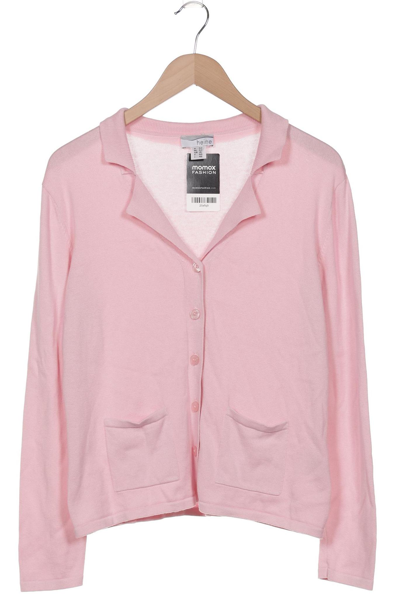 

Heine Damen Strickjacke, pink, Gr. 42
