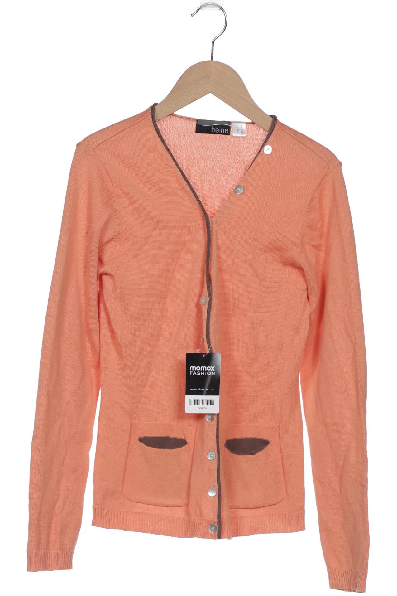 

Heine Damen Strickjacke, orange, Gr. 36