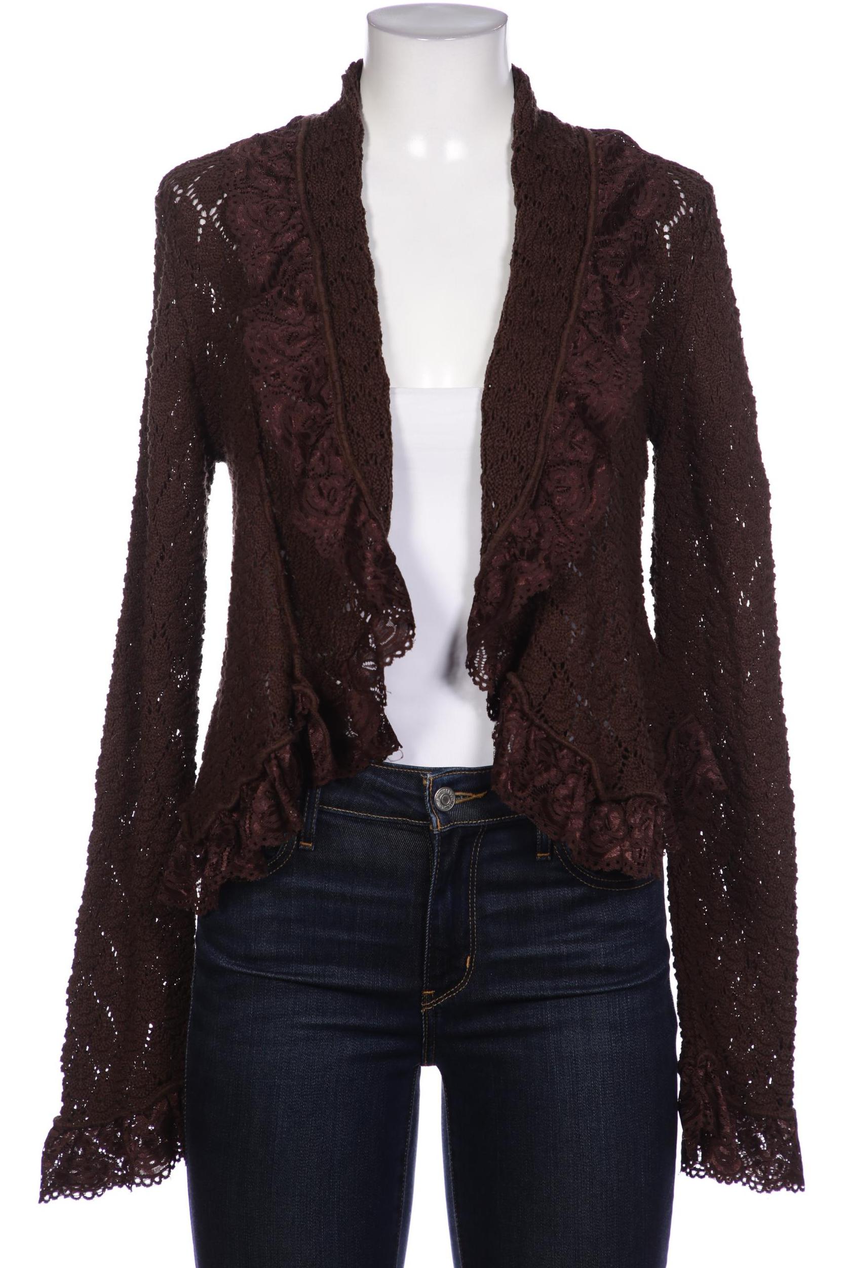 

Heine Damen Strickjacke, braun, Gr. 36