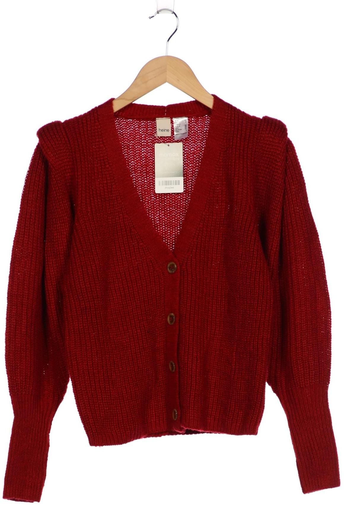 

Heine Damen Strickjacke, rot, Gr. 34