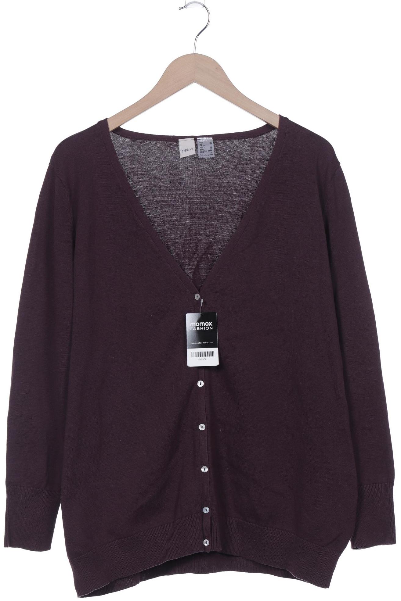 

Heine Damen Strickjacke, bordeaux, Gr. 50