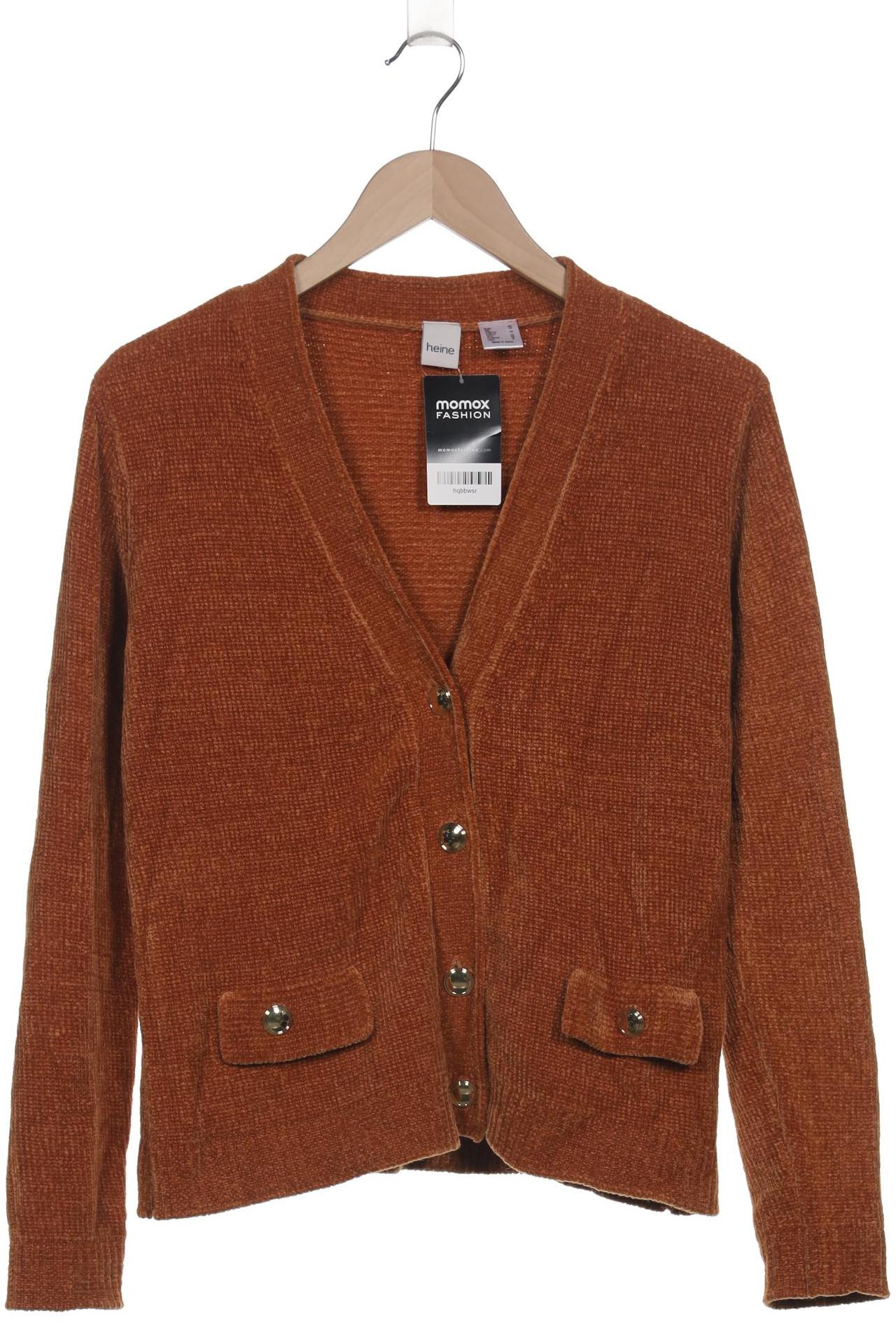 

Heine Damen Strickjacke, orange, Gr. 40