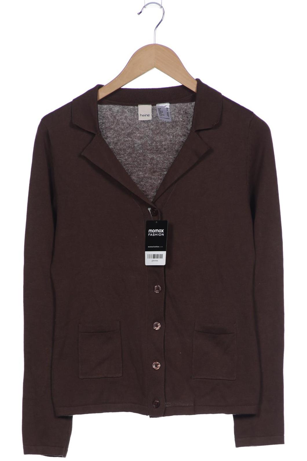 

Heine Damen Strickjacke, braun, Gr. 36