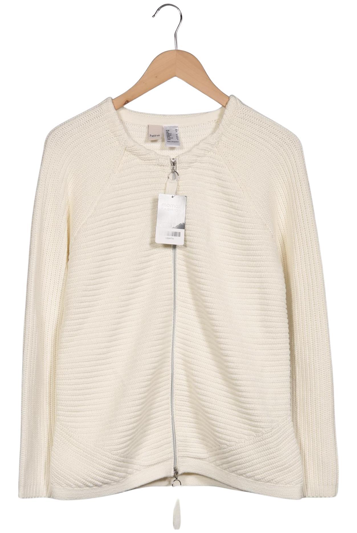 

Heine Damen Strickjacke, cremeweiß, Gr. 40