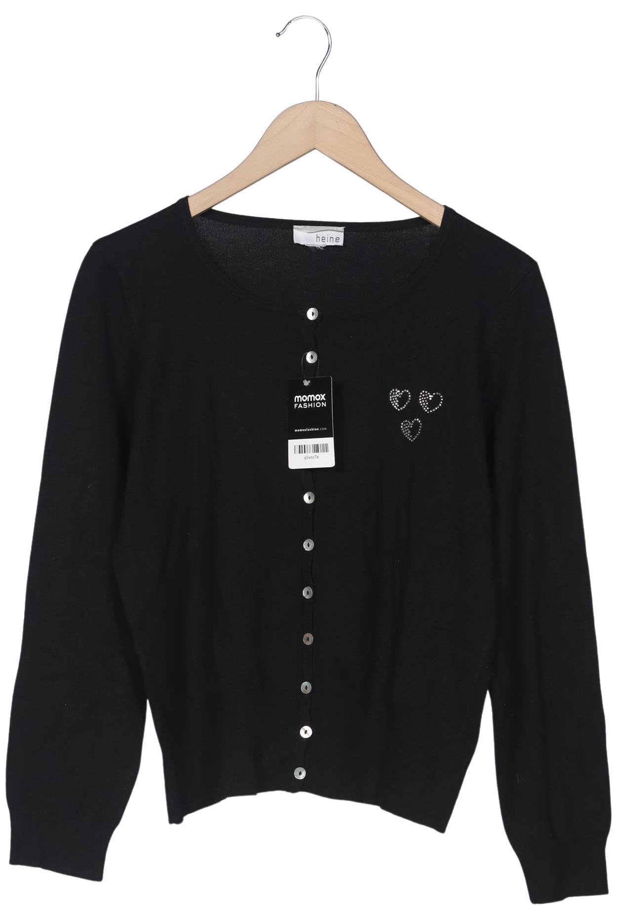 

Heine Damen Strickjacke, schwarz, Gr. 42