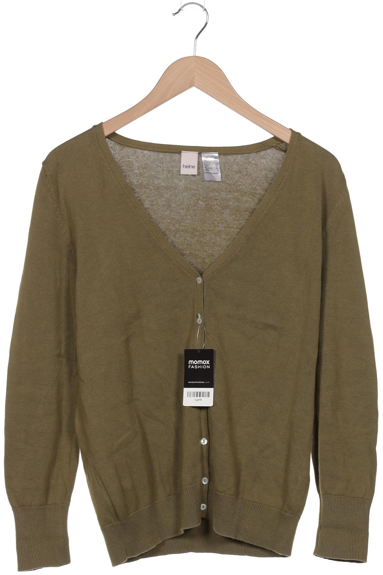 

Heine Damen Strickjacke, grün, Gr. 40