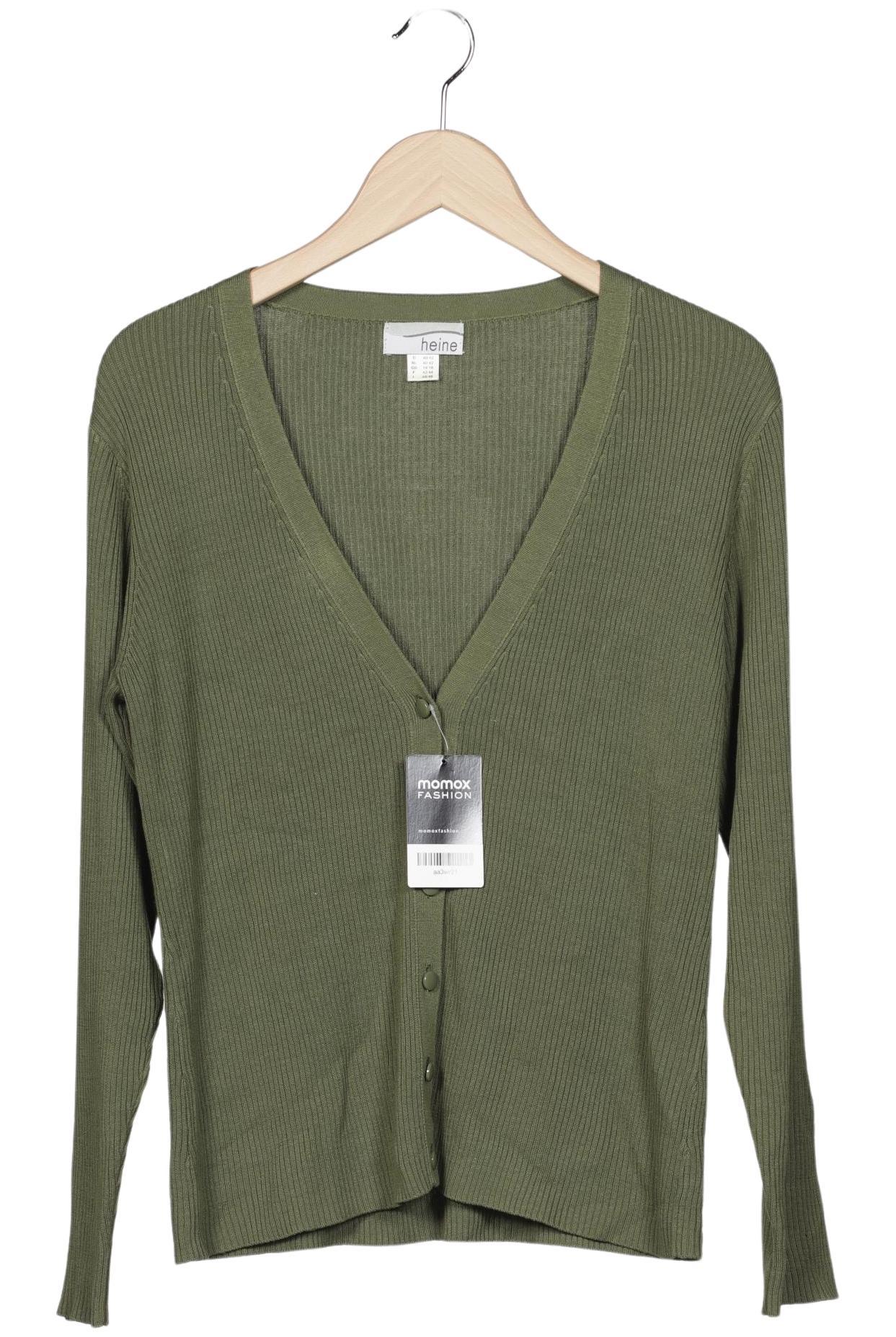 

Heine Damen Strickjacke, grün, Gr. 40