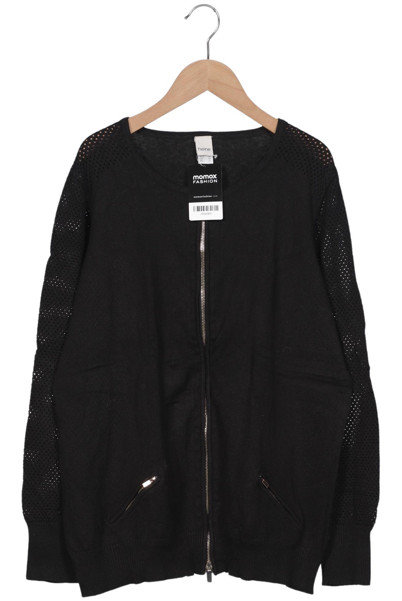 

Heine Damen Strickjacke, schwarz, Gr. 48