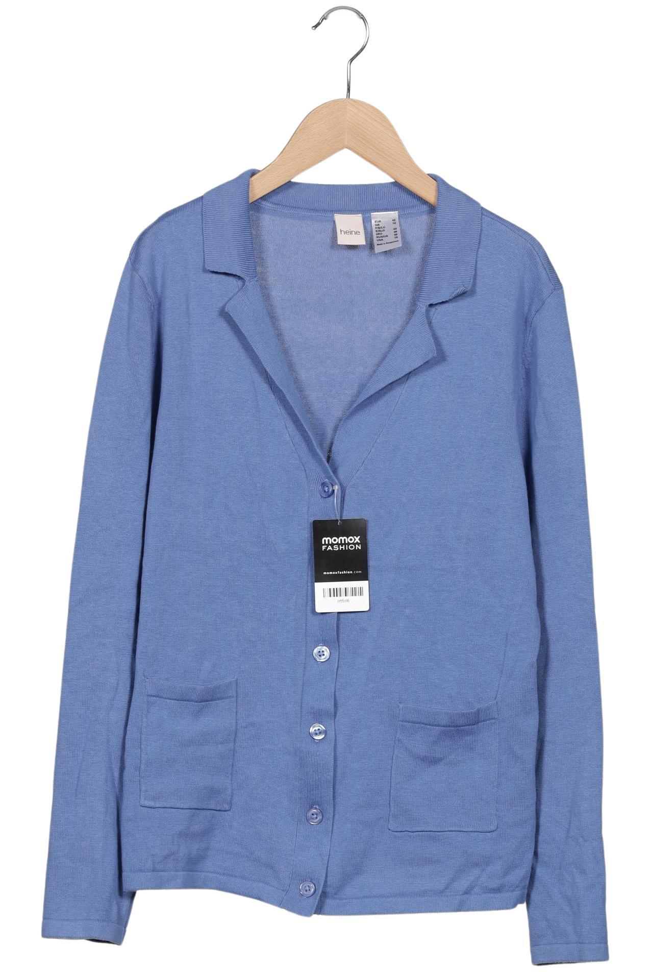 

Heine Damen Strickjacke, blau, Gr. 42