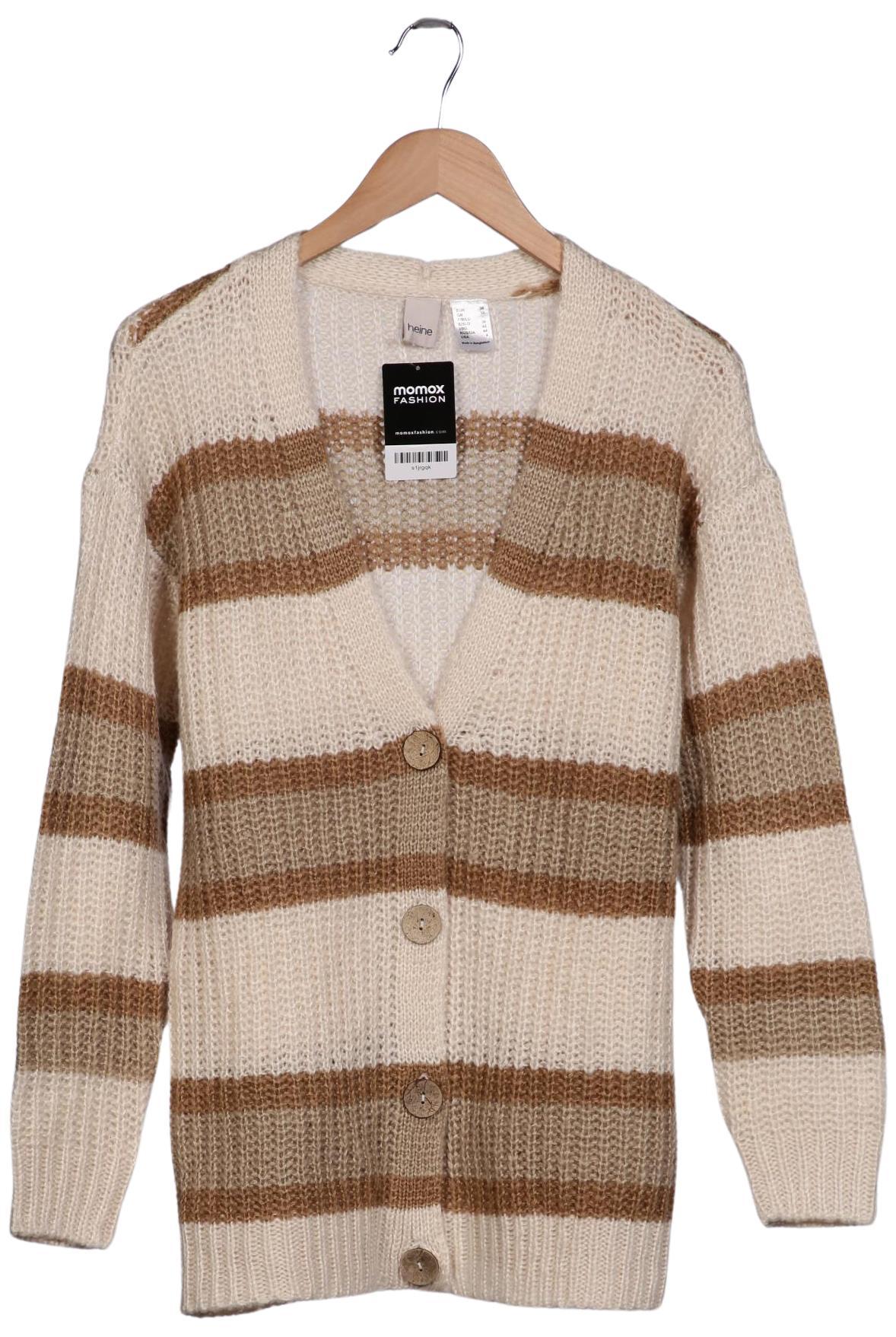 

Heine Damen Strickjacke, beige, Gr. 36