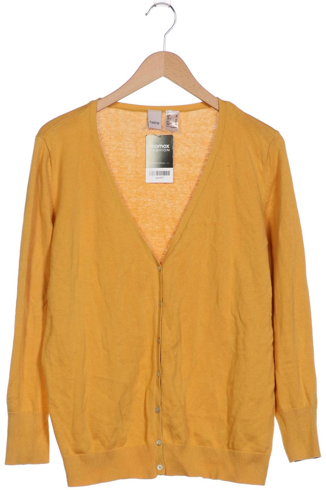 

Heine Damen Strickjacke, gelb, Gr. 46