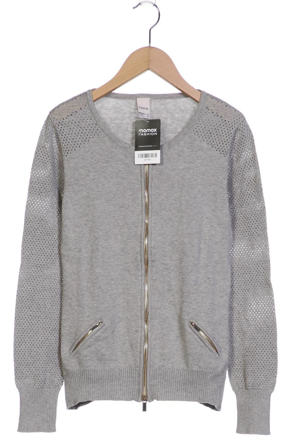 

Heine Damen Strickjacke, grau, Gr. 36