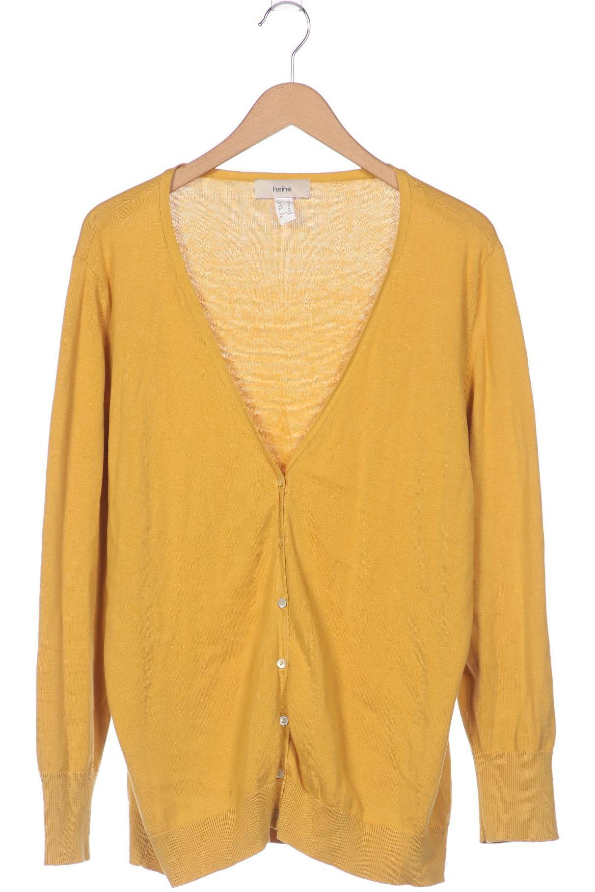 

Heine Damen Strickjacke, gelb, Gr. 48