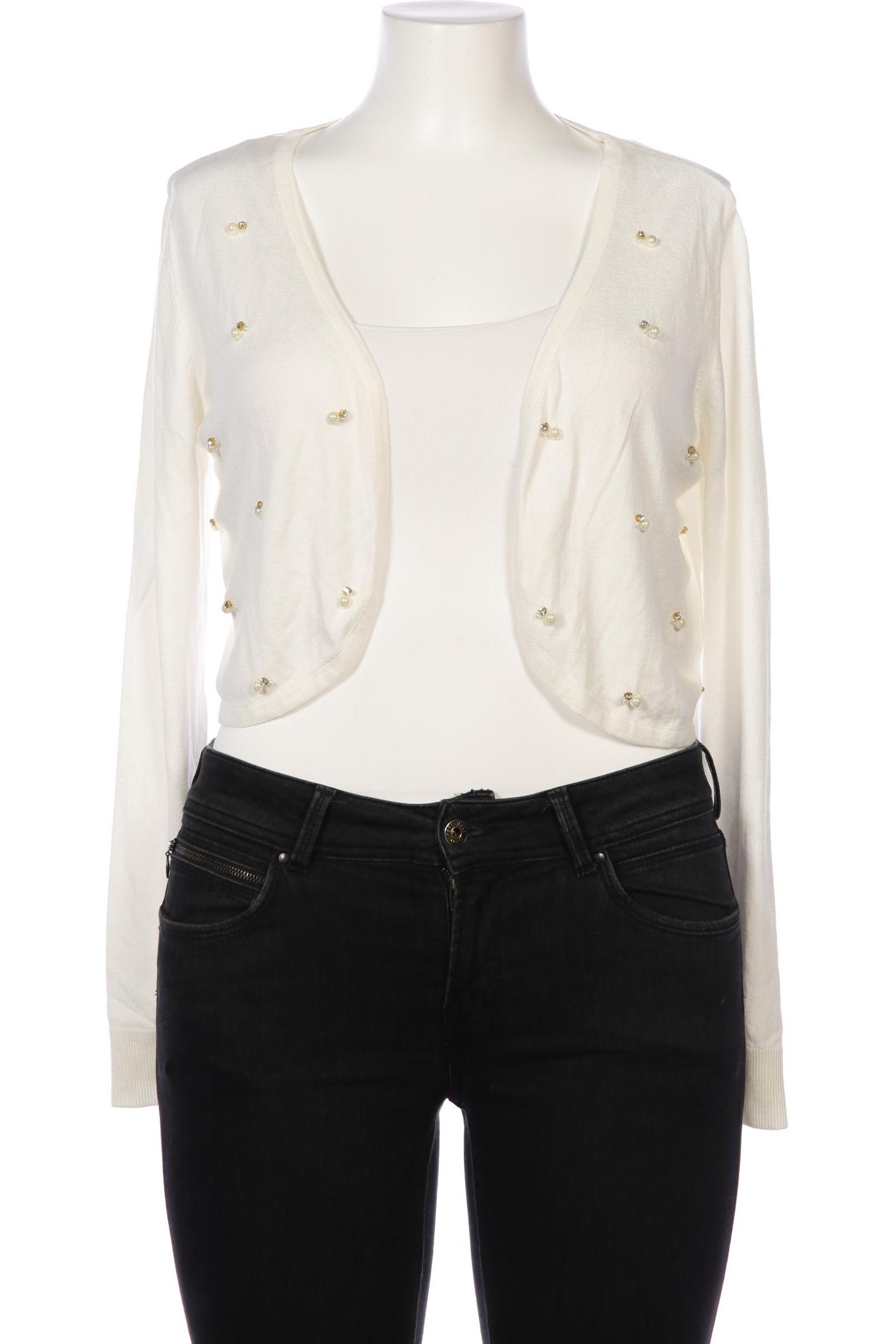

Heine Damen Strickjacke, weiß, Gr. 42
