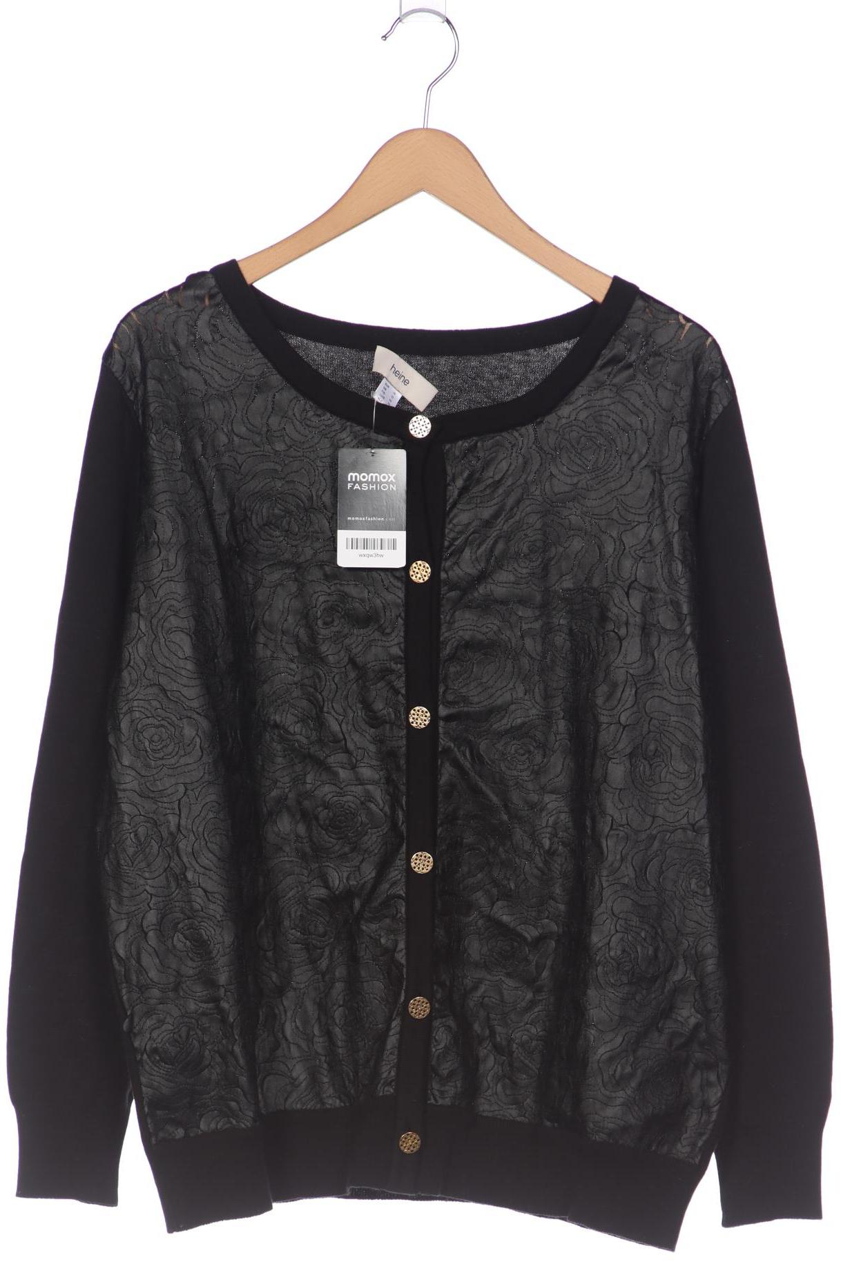 

Heine Damen Strickjacke, schwarz, Gr. 48