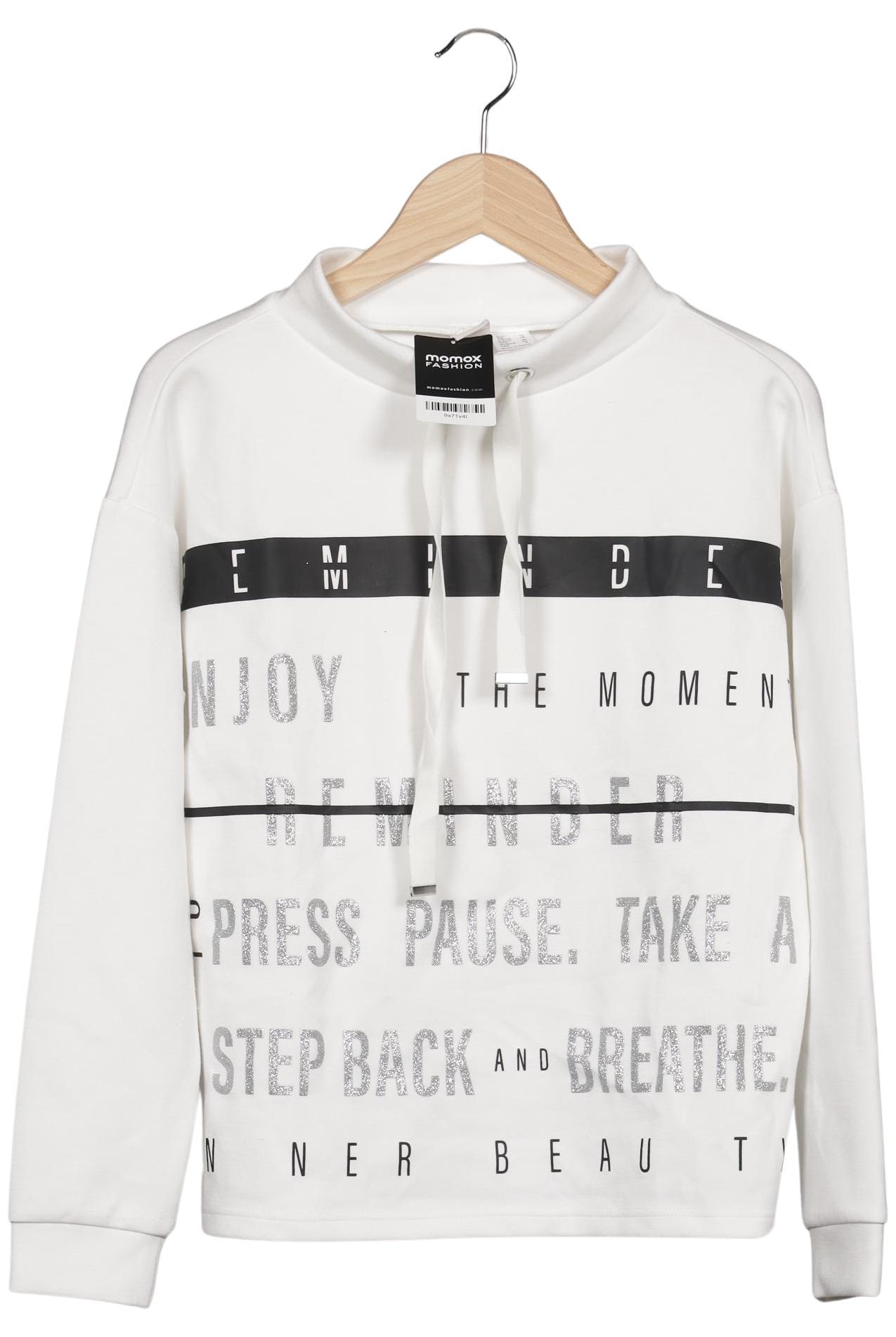 

Heine Damen Sweatshirt, weiß, Gr. 36