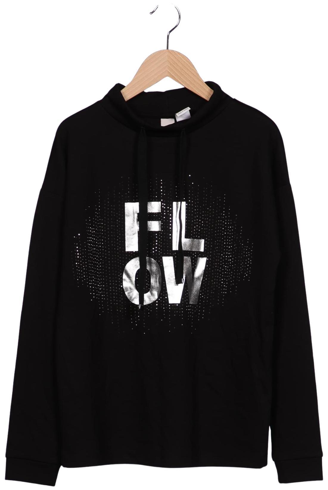 

Heine Damen Sweatshirt, schwarz, Gr. 34