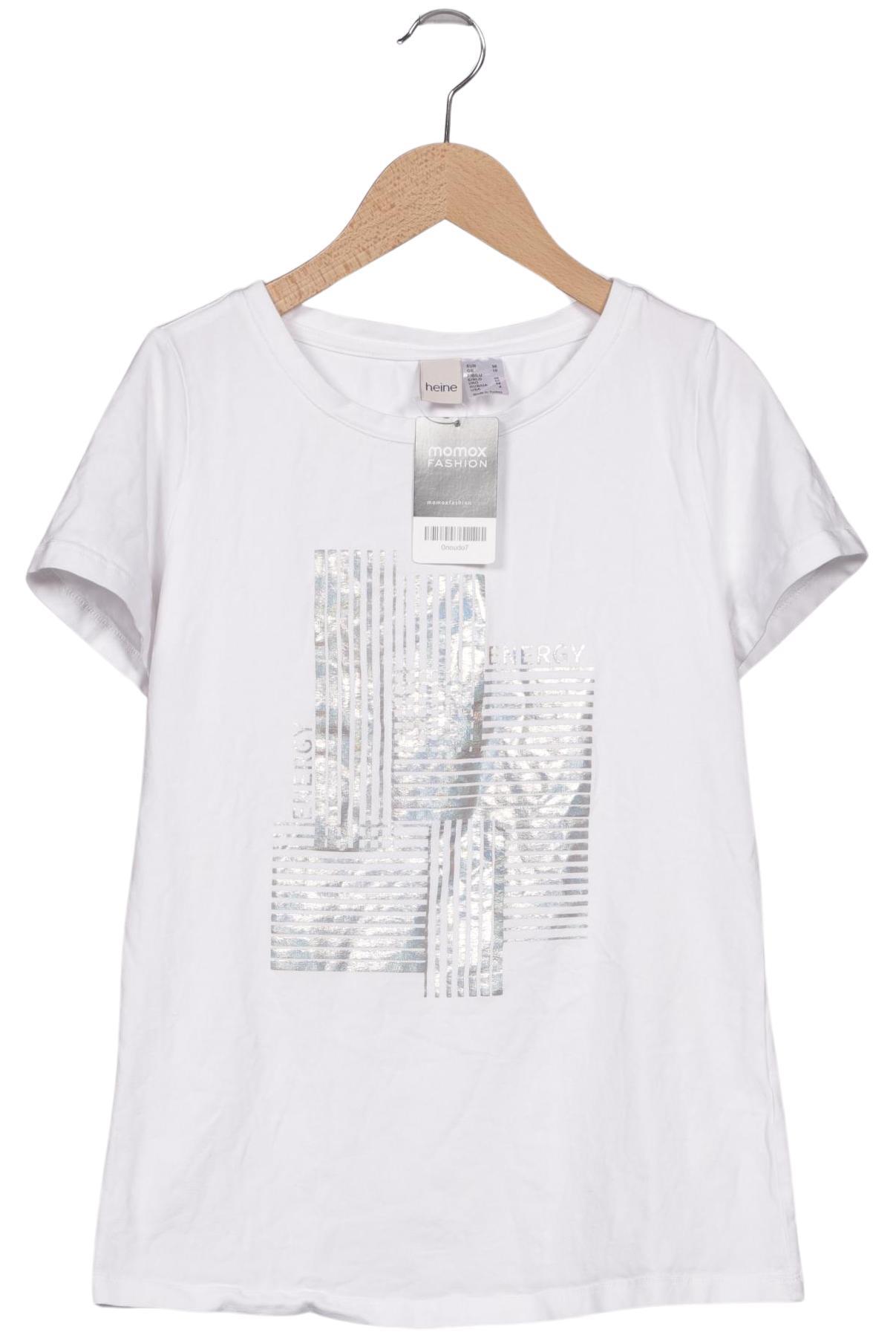 

Heine Damen T-Shirt, weiß, Gr. 36