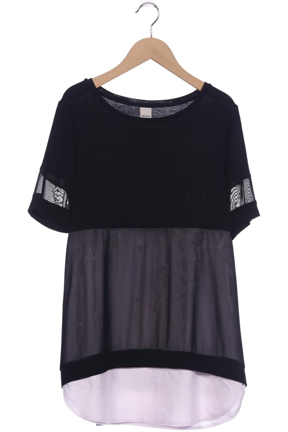 

Heine Damen T-Shirt, schwarz, Gr. 42