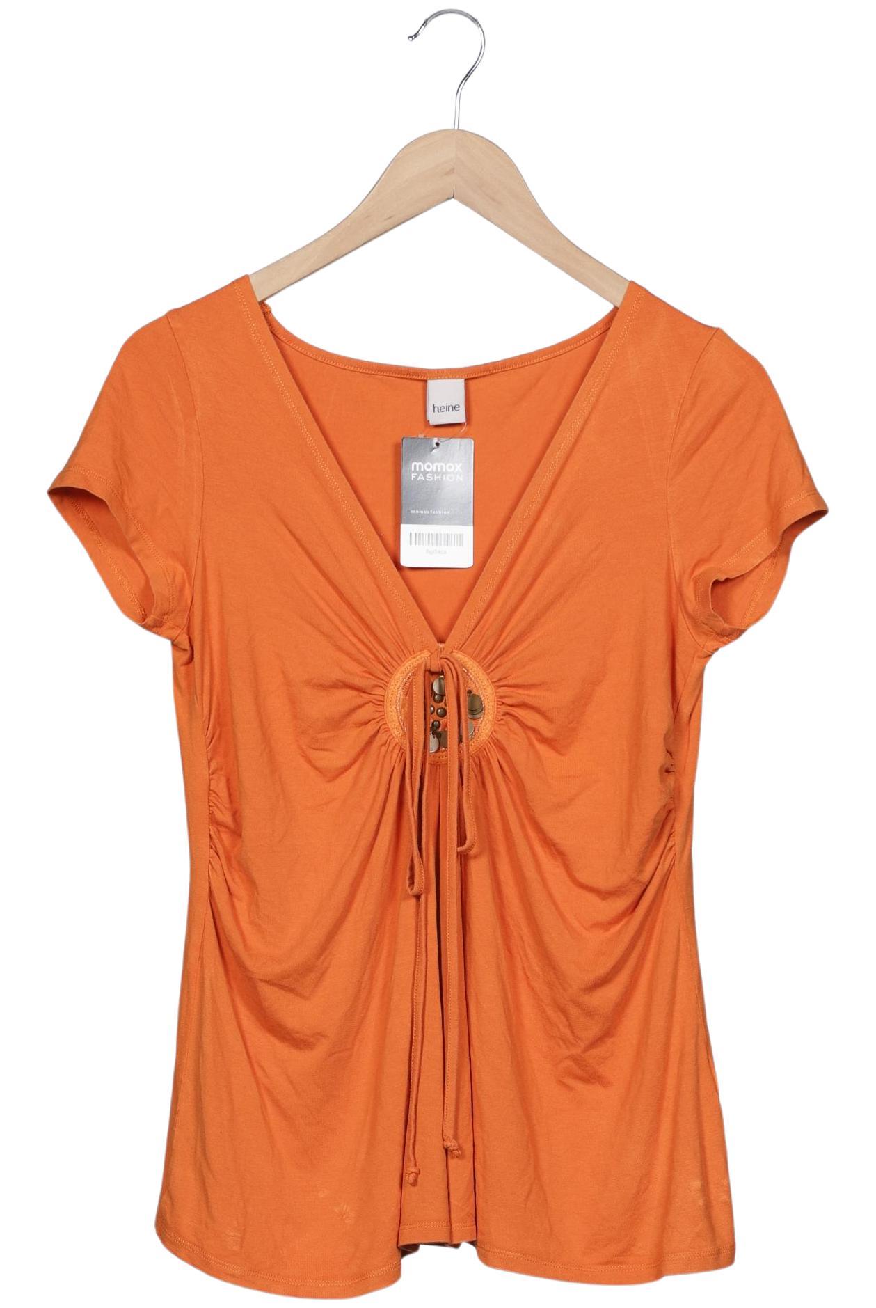 

Heine Damen T-Shirt, orange, Gr. 38