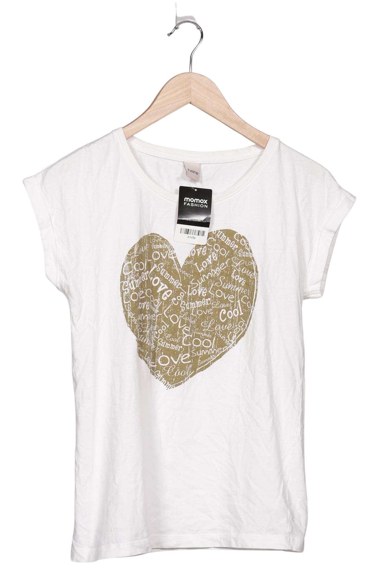 

Heine Damen T-Shirt, weiß, Gr. 36