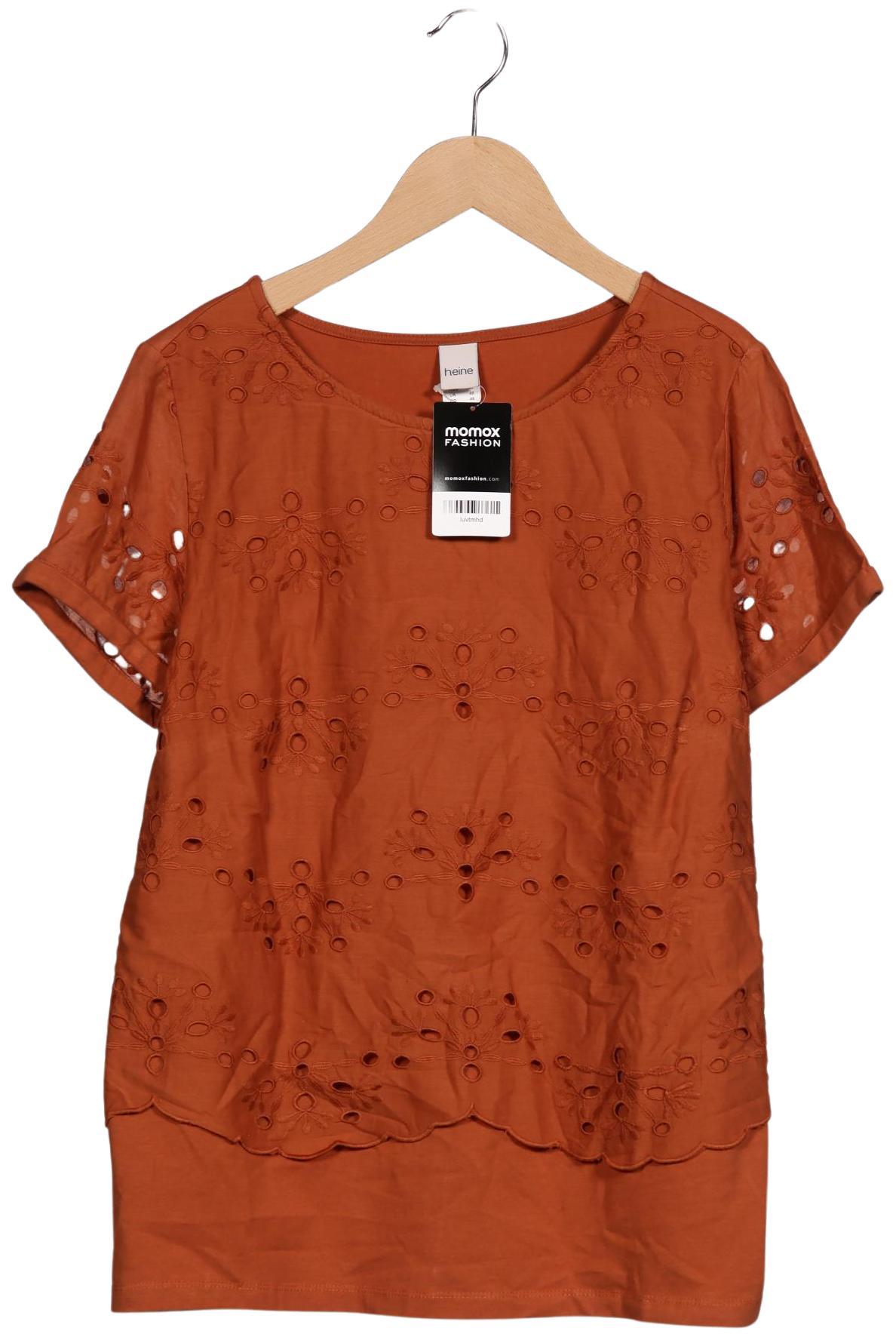 

Heine Damen T-Shirt, orange, Gr. 40