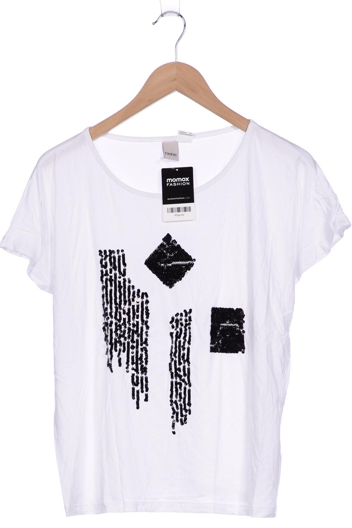 

Heine Damen T-Shirt, weiß, Gr. 40