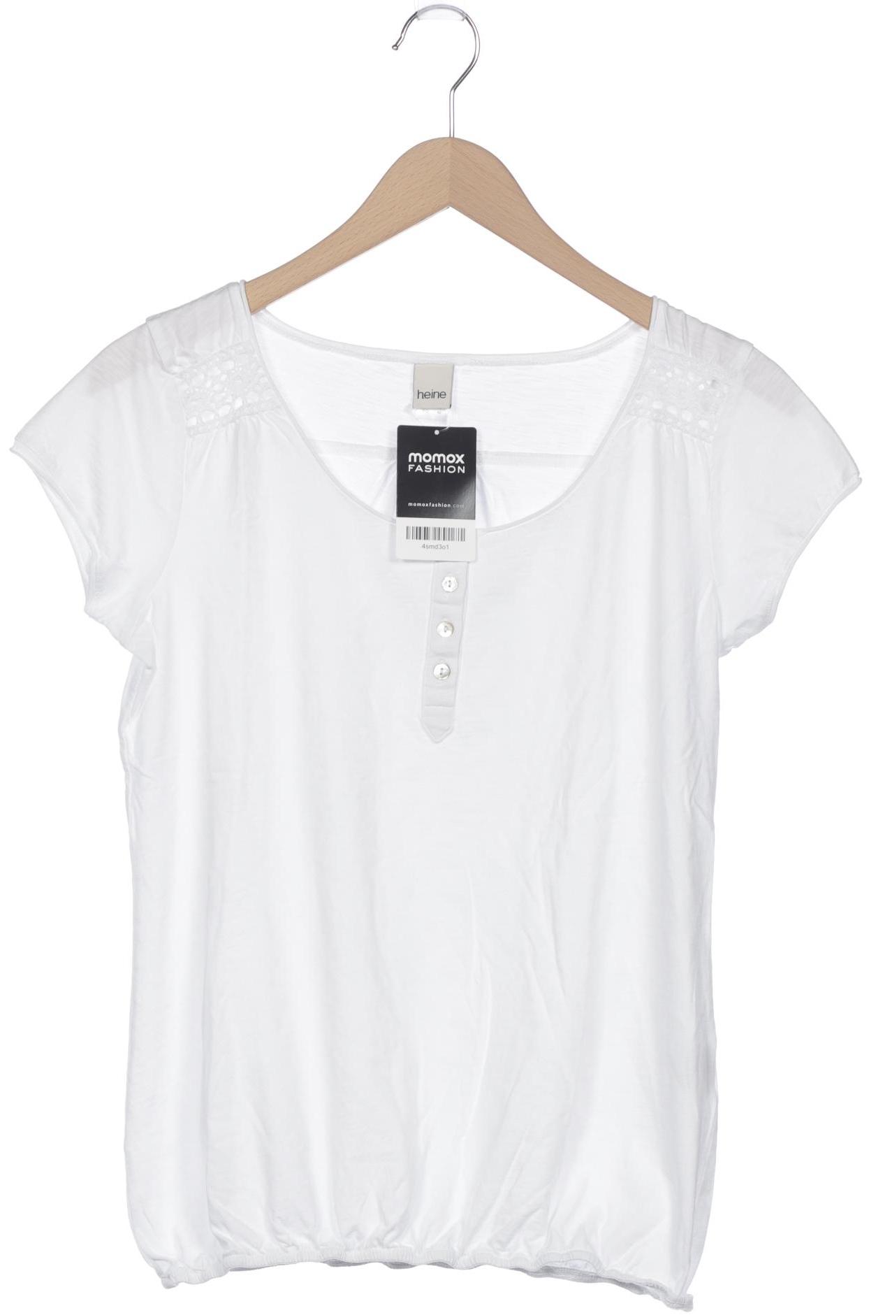 

Heine Damen T-Shirt, weiß, Gr. 36