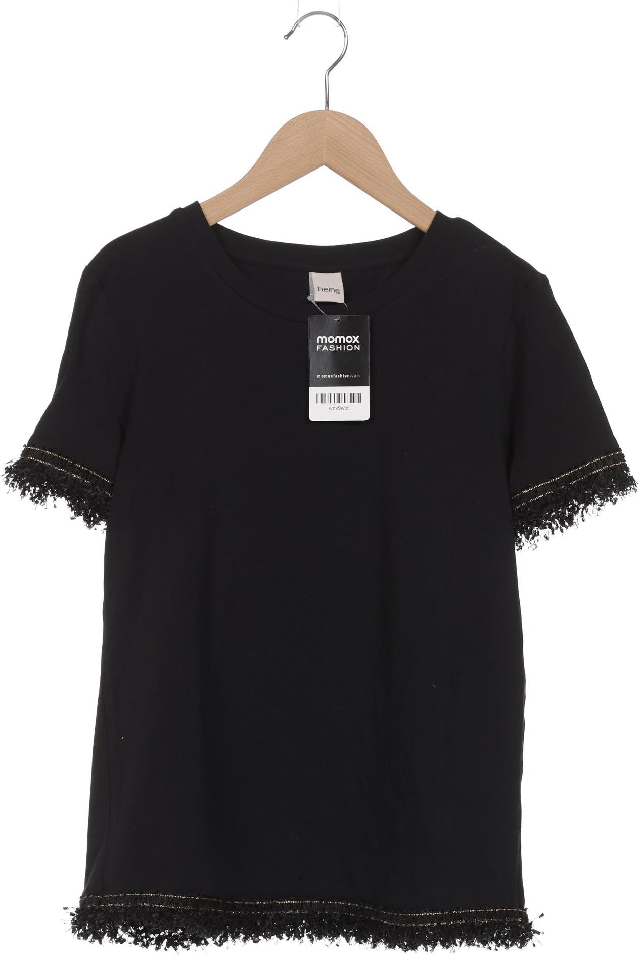 

Heine Damen T-Shirt, schwarz, Gr. 34