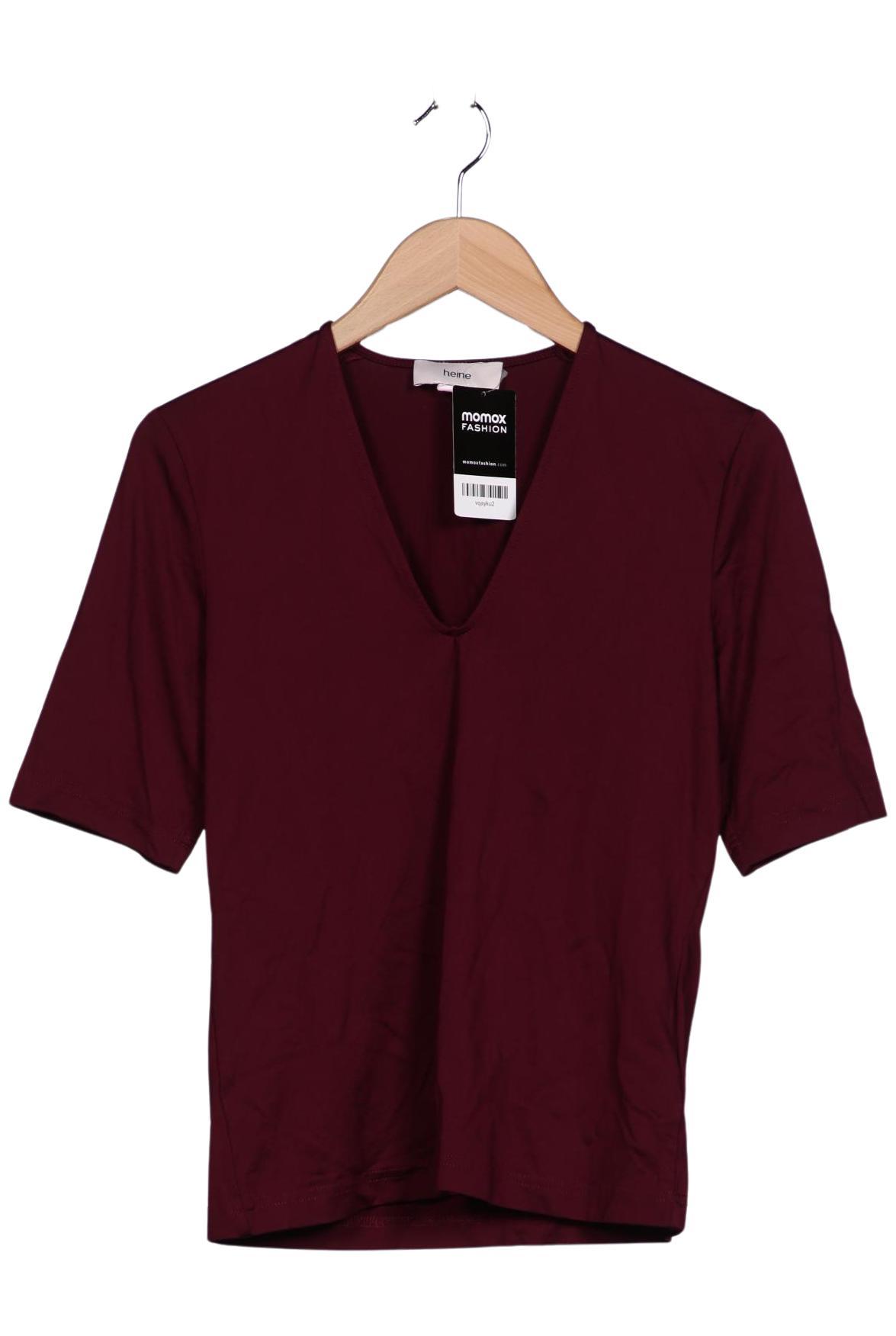 

Heine Damen T-Shirt, bordeaux, Gr. 38