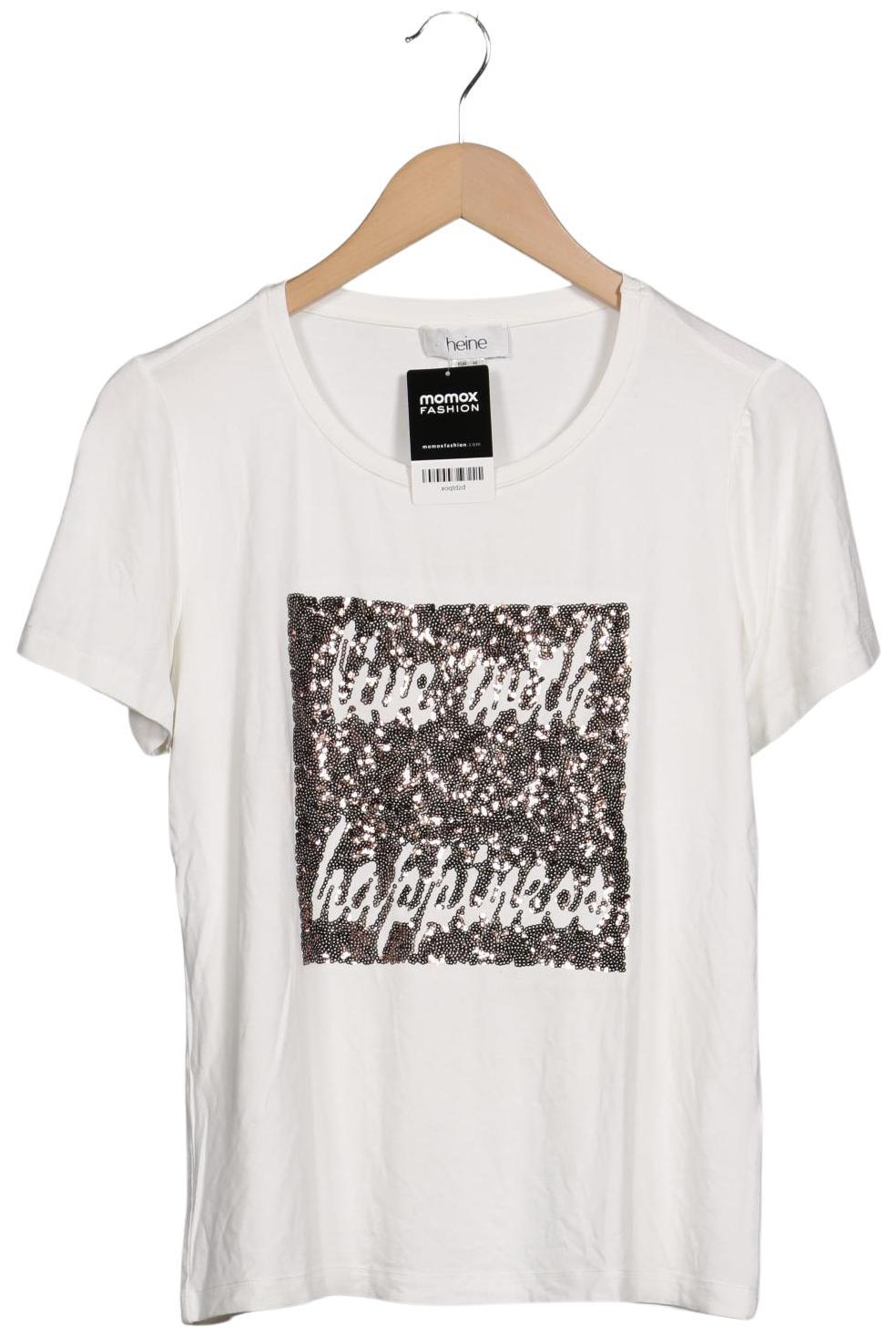 

Heine Damen T-Shirt, weiß, Gr. 40