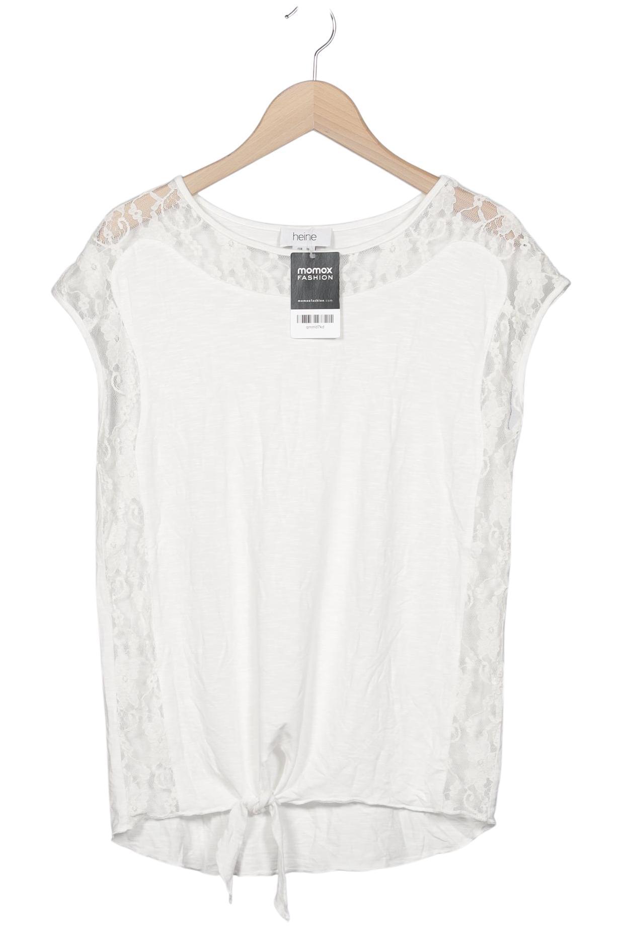 

Heine Damen T-Shirt, weiß, Gr. 36