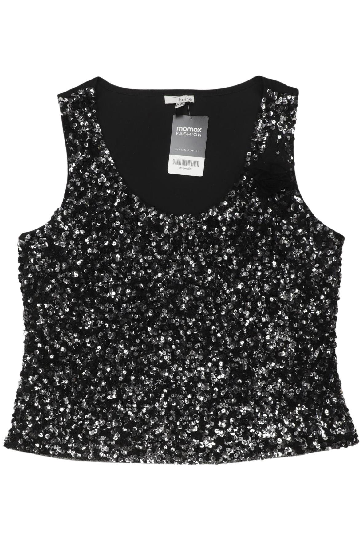 

Heine Damen Top, schwarz, Gr. 42