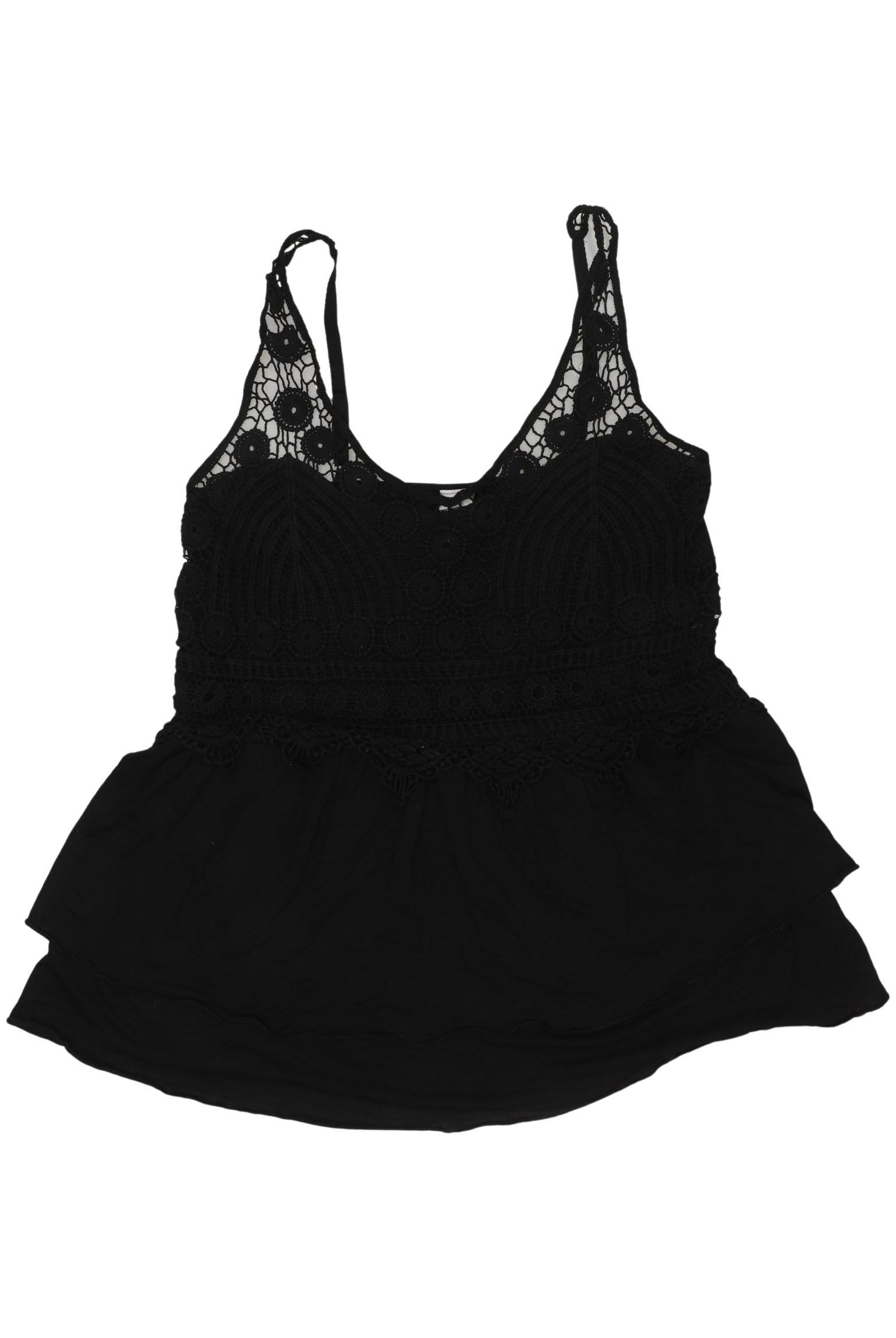 

Heine Damen Top, schwarz, Gr. 38