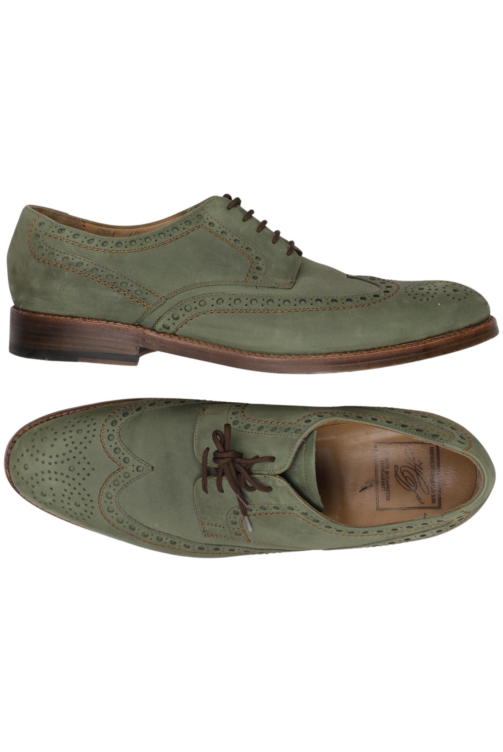 

Heinrich Dinkelacker Herren Halbschuh, grün, Gr. 10