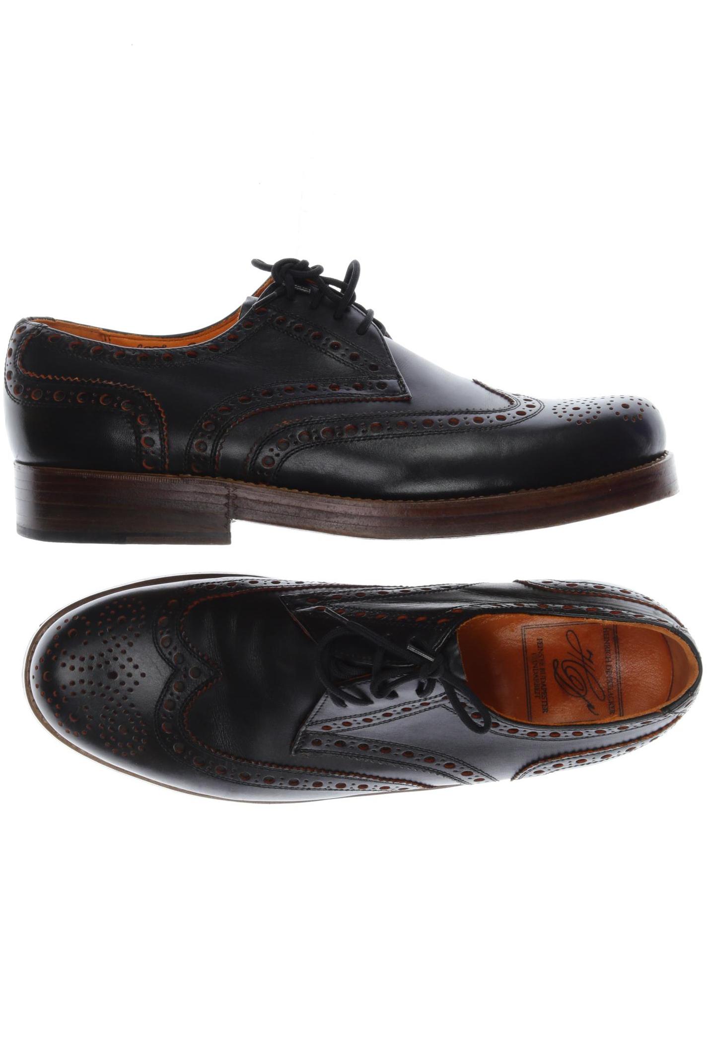 

Heinrich Dinkelacker Herren Halbschuh, schwarz, Gr. 8.5