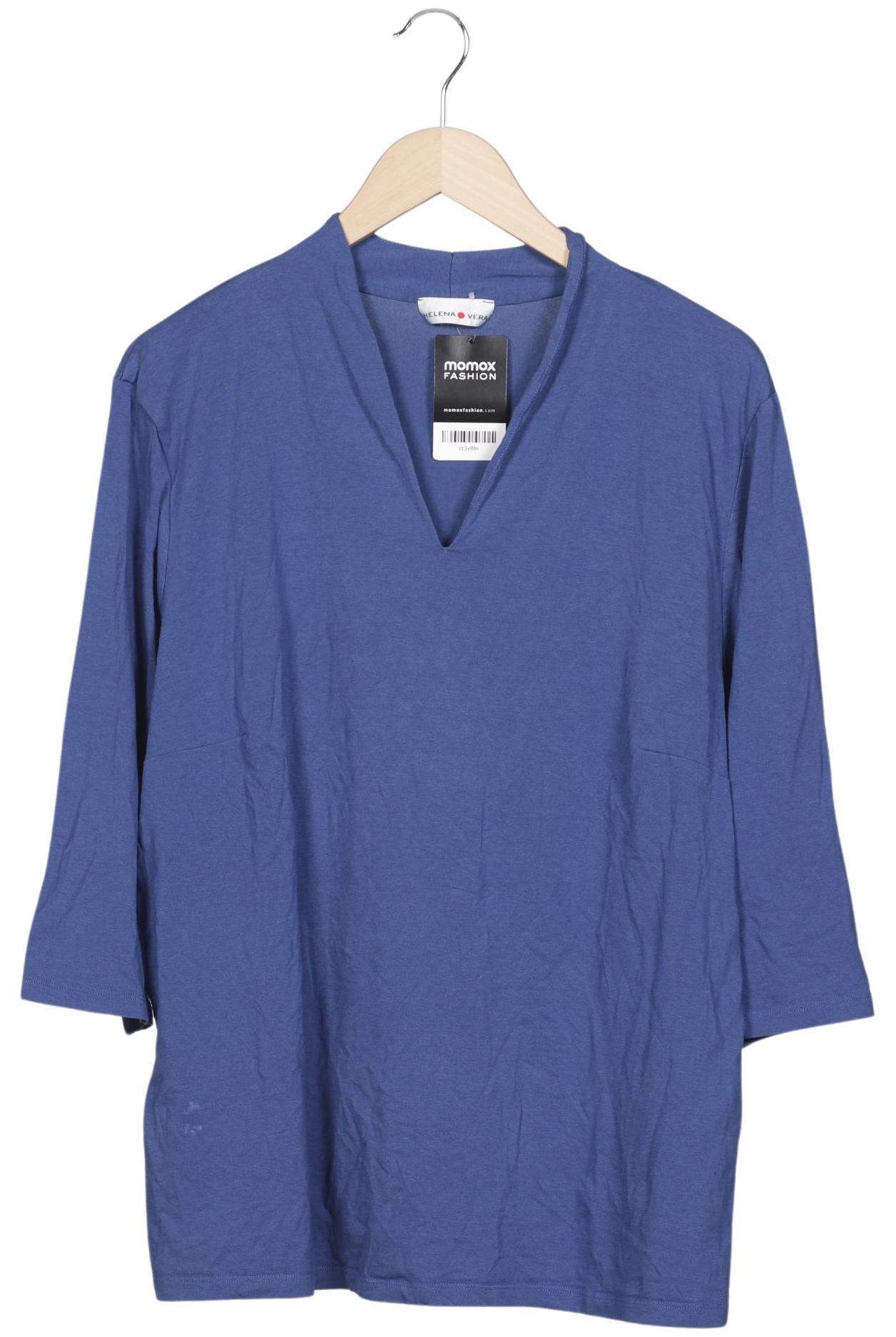 

Helena Vera Damen Langarmshirt, blau, Gr. 52
