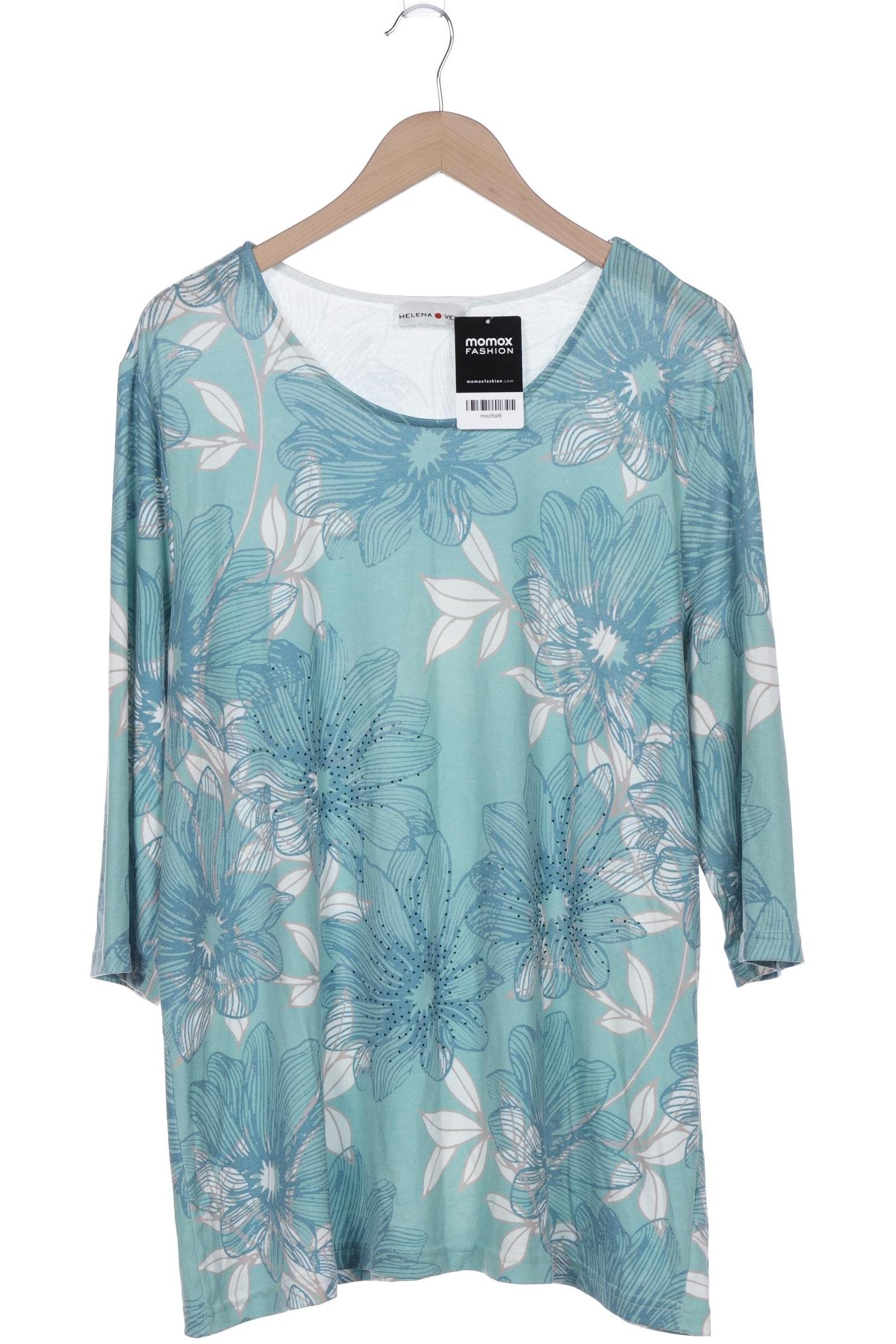 

Helena Vera Damen Langarmshirt, türkis, Gr. 50
