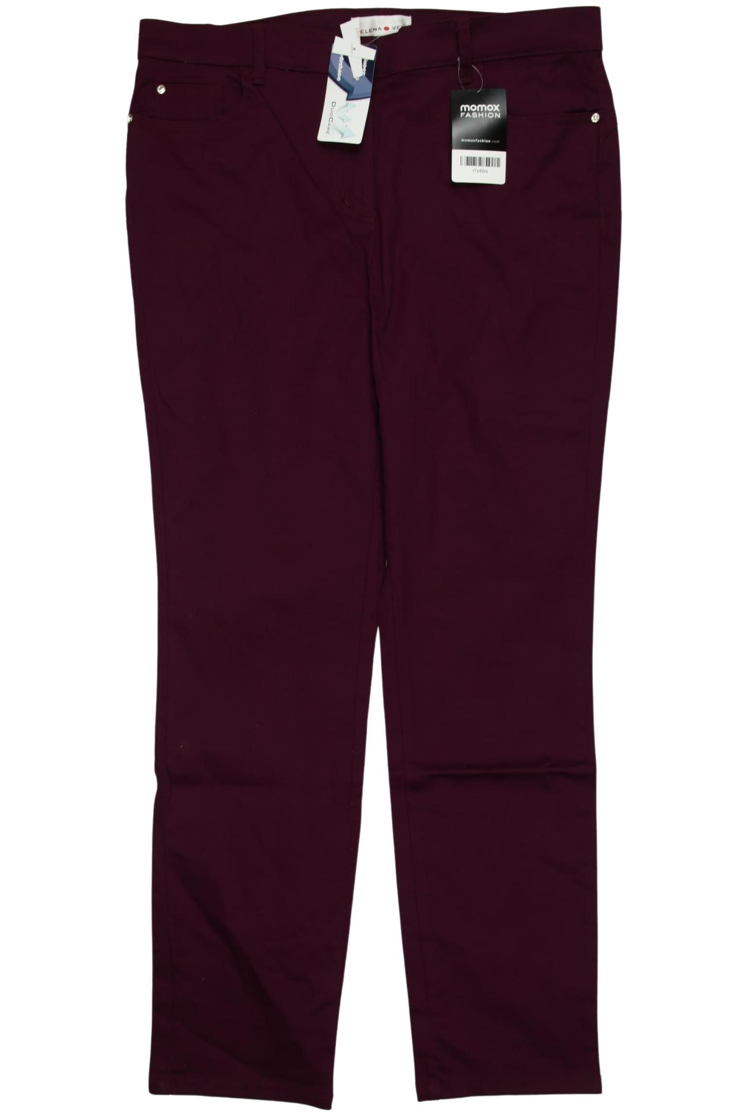 Thumbnail - Helena Vera Damen Stoffhose, bordeaux, Gr. 20