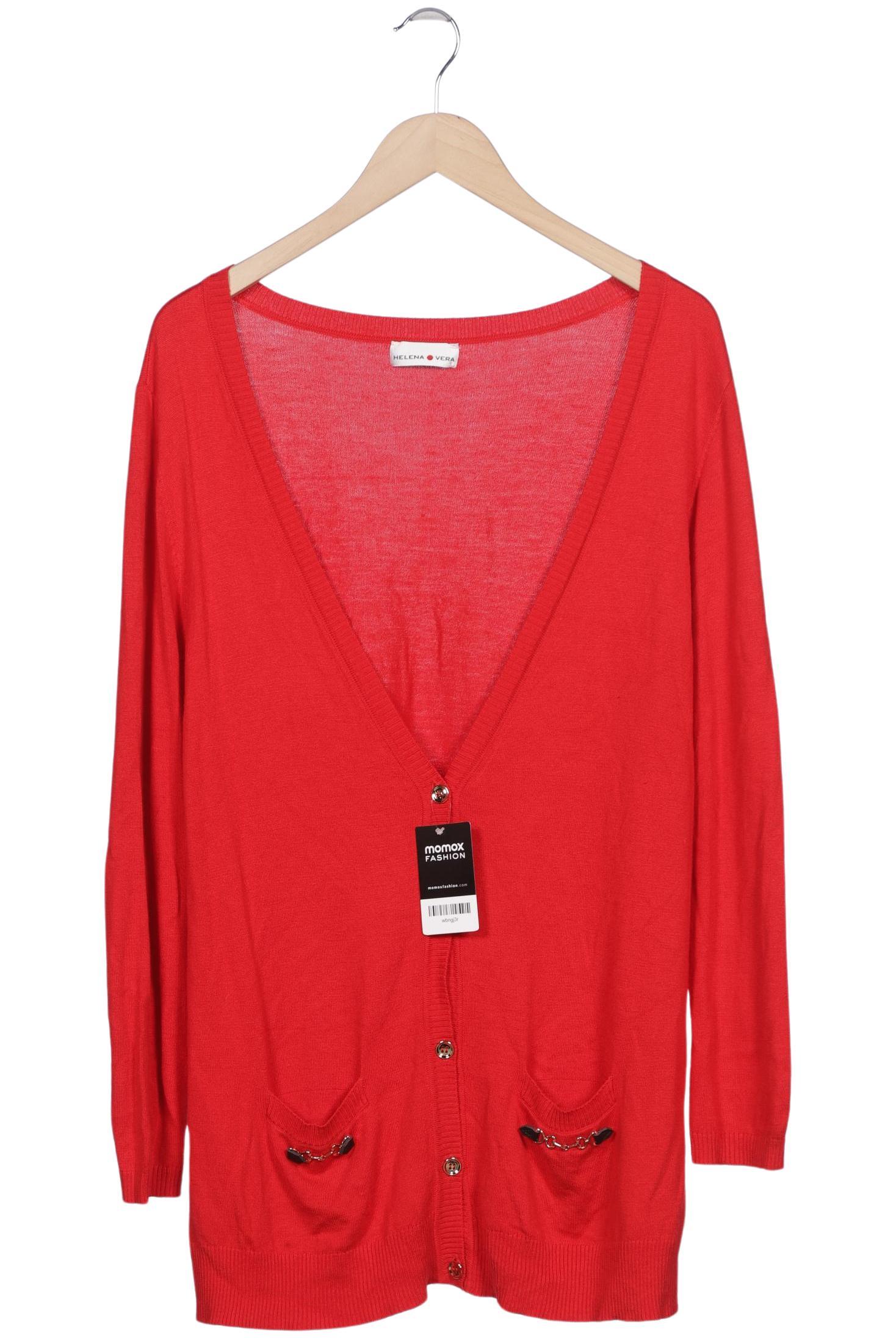 

Helena Vera Damen Strickjacke, rot, Gr. 46