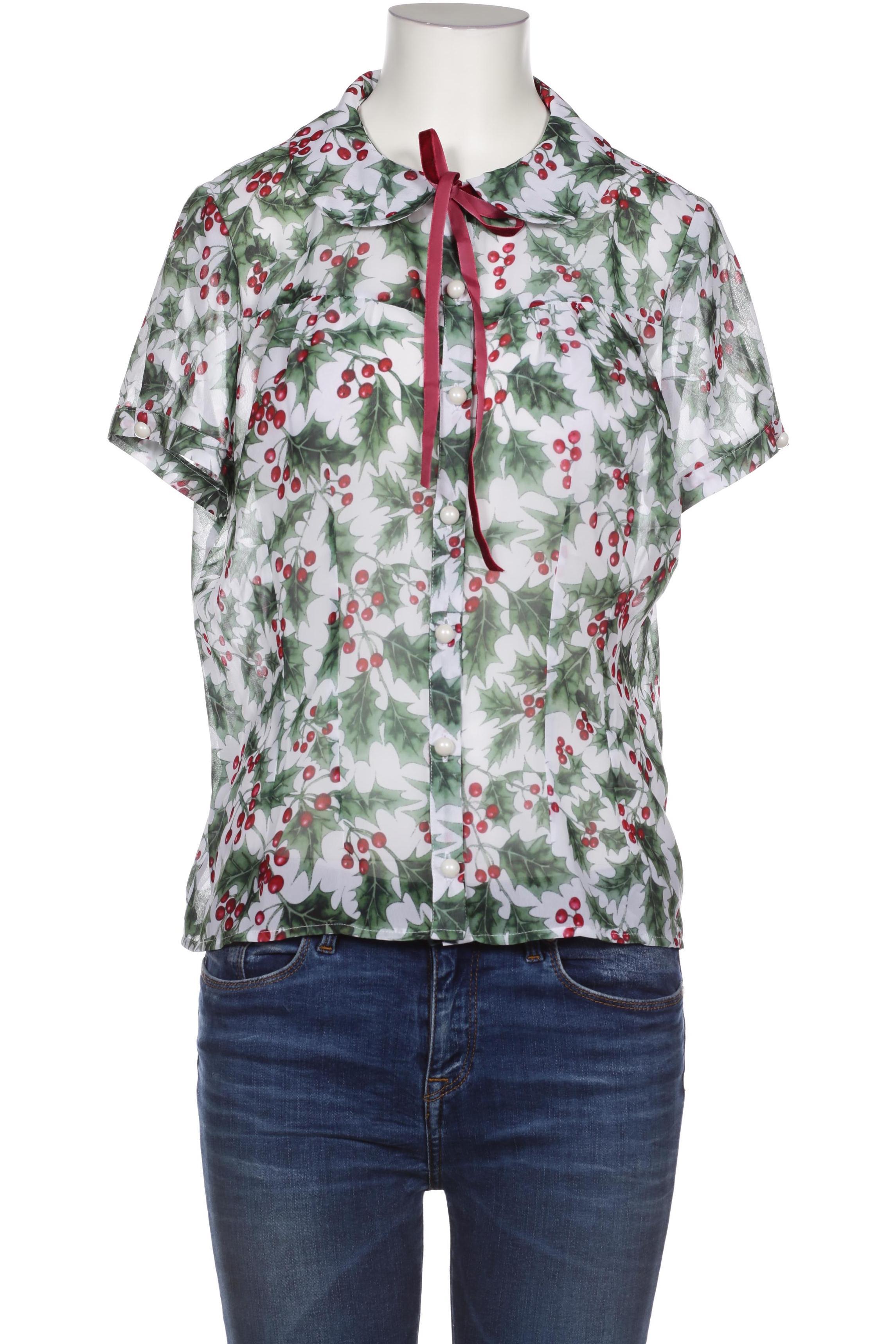 

Hell Bunny Damen Bluse, grün, Gr.