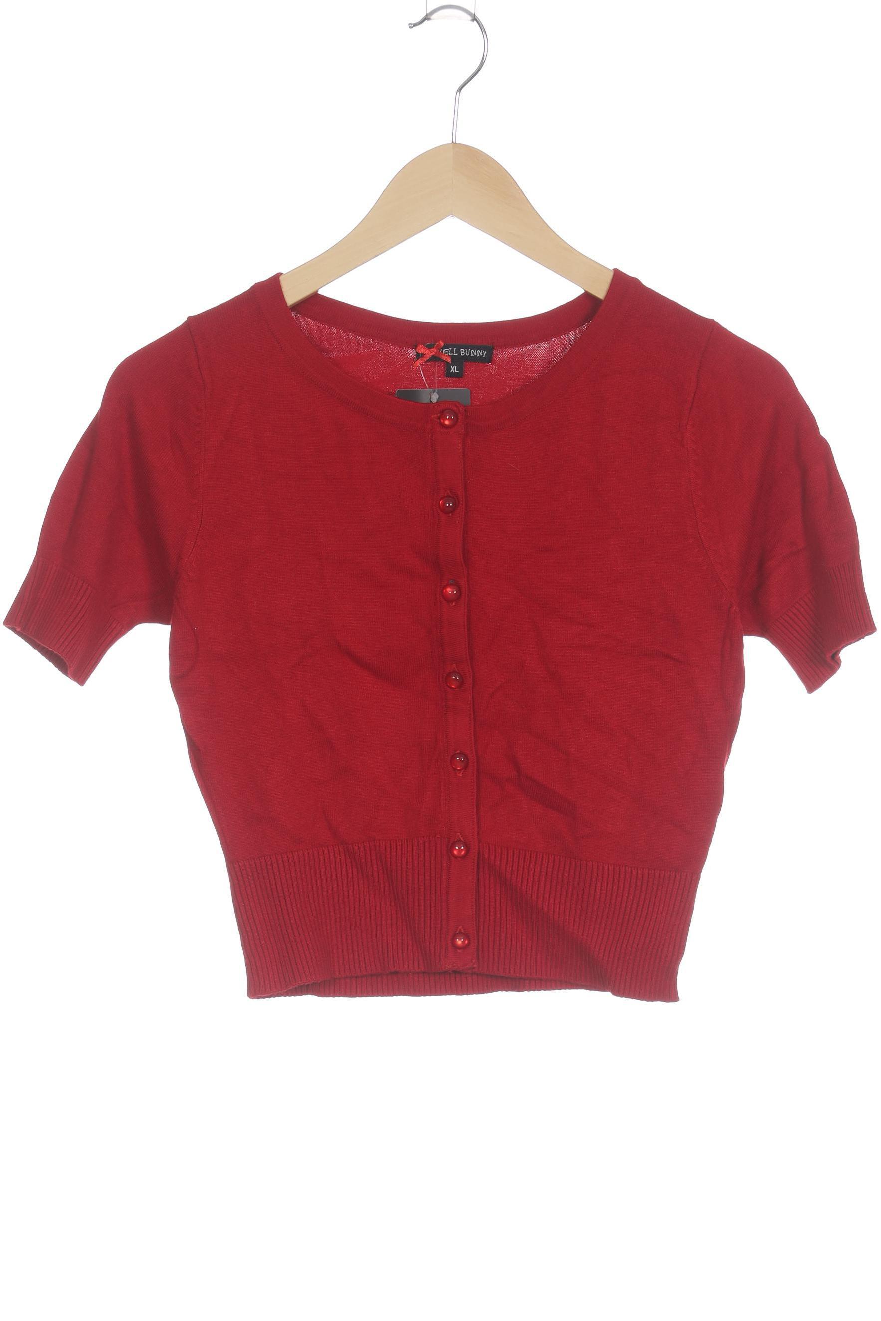 

Hell Bunny Damen Strickjacke, rot, Gr.